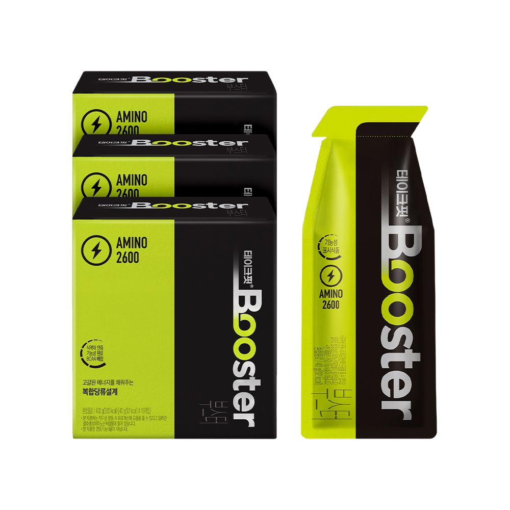 테이크핏 부스터 에너지젤 청포도맛 3박스 (30포)(Takefit Booster Energy Gel – Green Grape Flavor (30 Sticks/3Box))