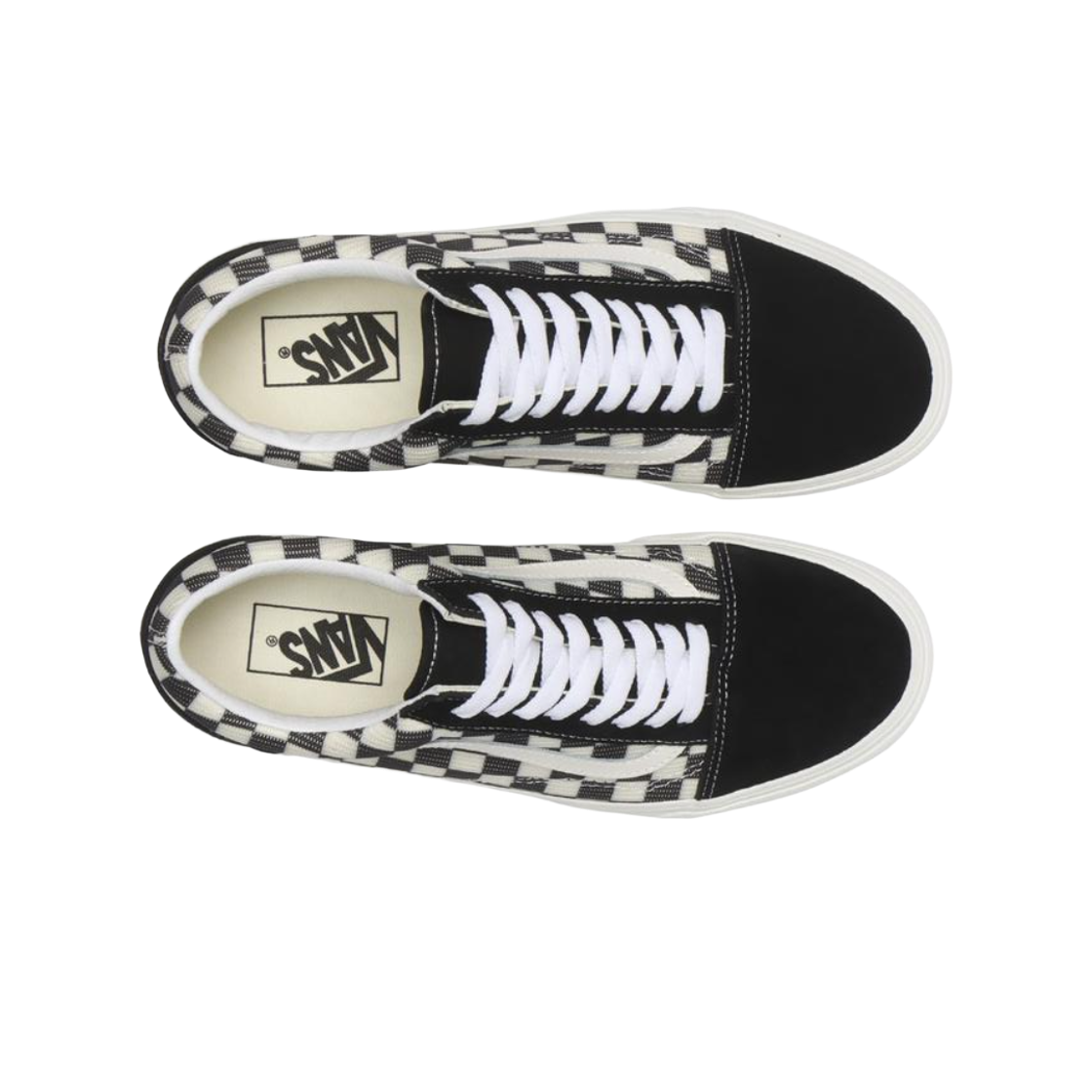 반스 올드스쿨 메쉬 체크 블랙 마쉬멜로우(Vans Old Skool Mesh Check Black Marshmallow) - 2