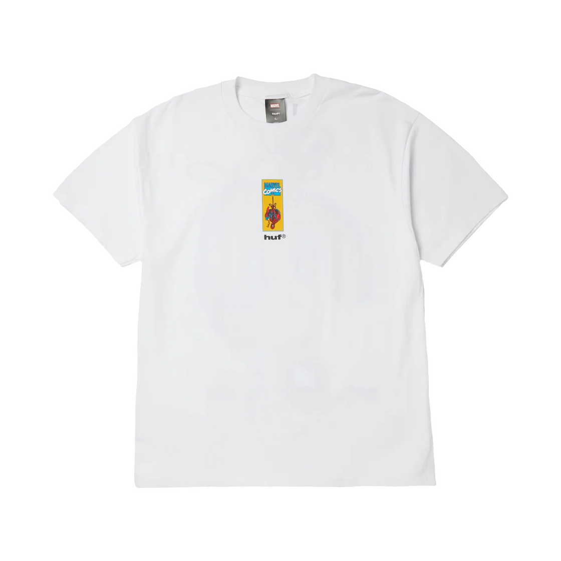 허프 x 스파이더 맨 업사이드 다운 티셔츠 화이트(Huf x Spider Man Upside Down T-Shirt White) - 2