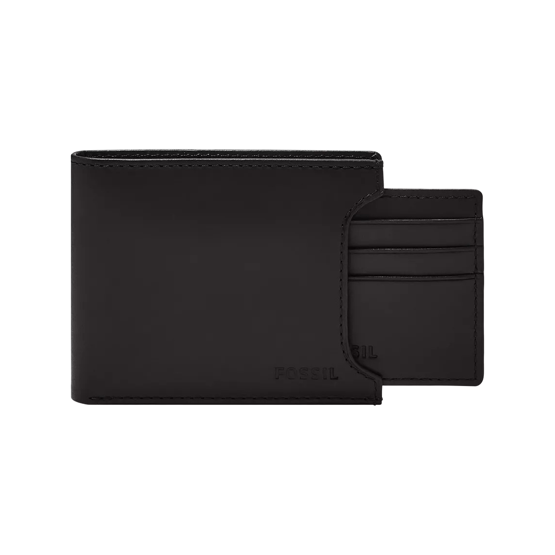 파슬 데릭 레더 RFID 슬라이딩 투인원 월렛 블랙(Fossil Derrick Leather RFID Sliding 2-in-1 Wallet Black)