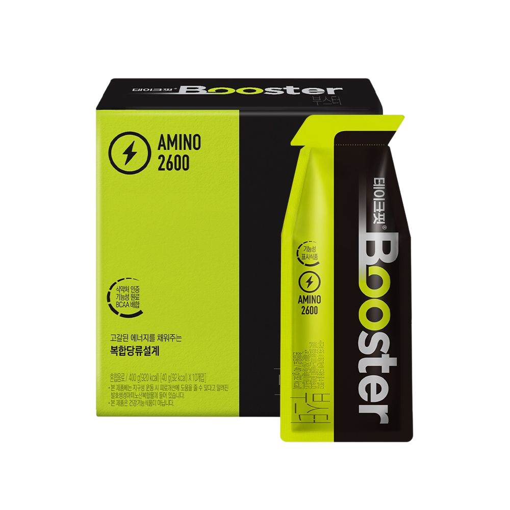테이크핏 부스터 에너지젤 청포도맛 1박스 (10포)(Takefit Booster Energy Gel – Green Grape Flavor (10 Sticks/Box))