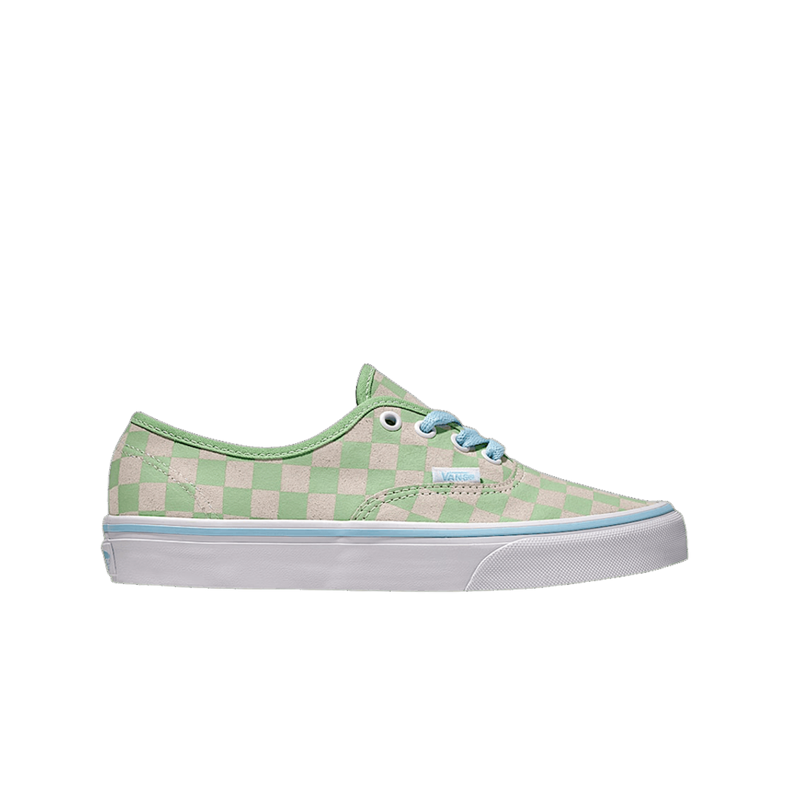 VN000D6GE2Y Vans Authentic Checkerboard Pistachio Green