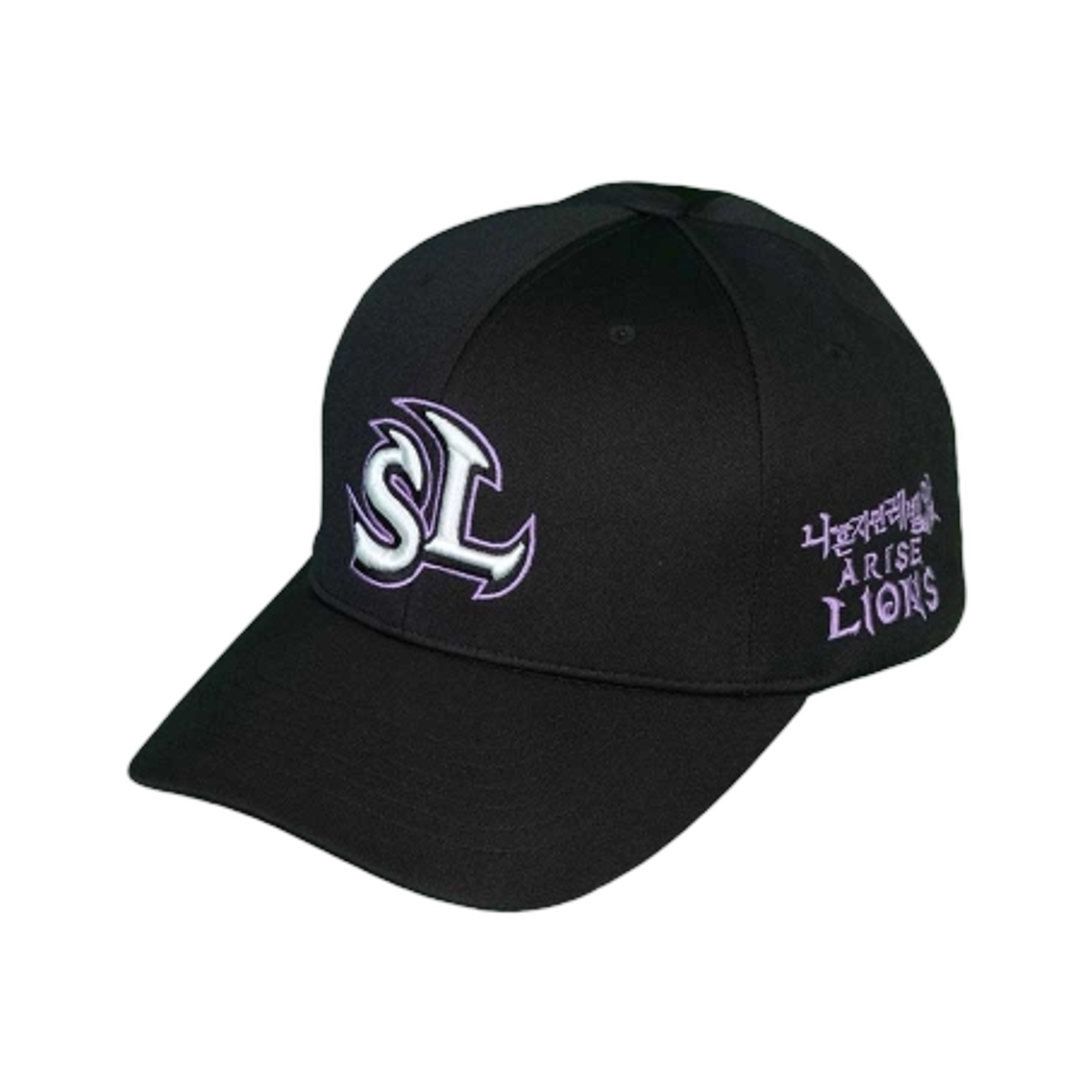 삼성 라이온즈 x 나 혼자만 레벨업 캡 블랙(Samsung Lions x Solo Leveling Cap Black)