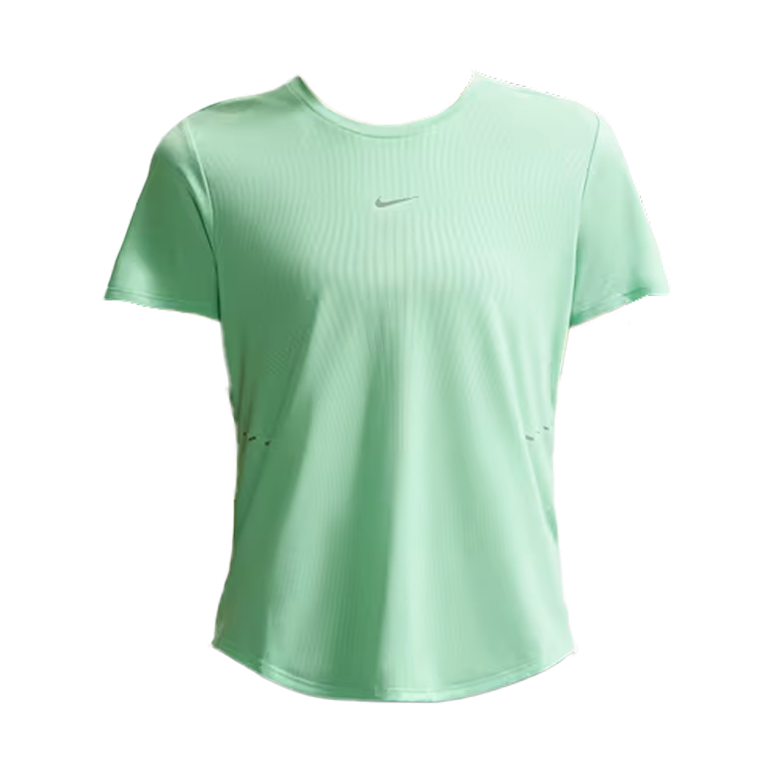 (W) 나이키 스트라이드 에어로 핏 숏슬리브 러닝 탑 일루전 그린 알루미늄 - 아시아((W) Nike Stride Aero-Fit Short Sleeve Running Top Illusion Green Aluminium - Asia) - 1