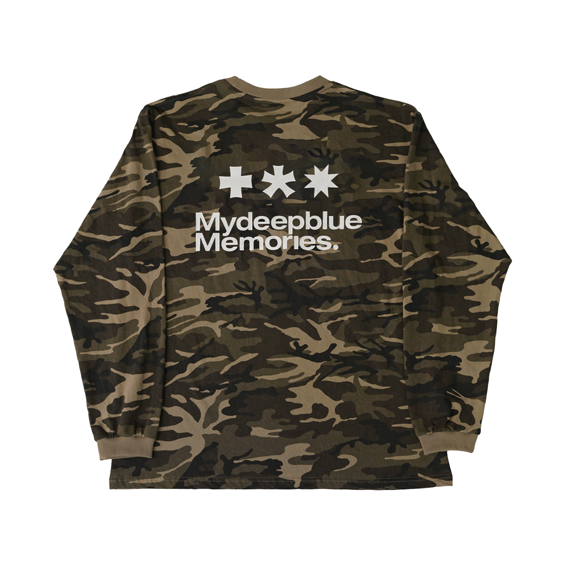 26072709 MydeepblueMemories Mm Symbol Logo Camo Long Sleeve #1 Beige