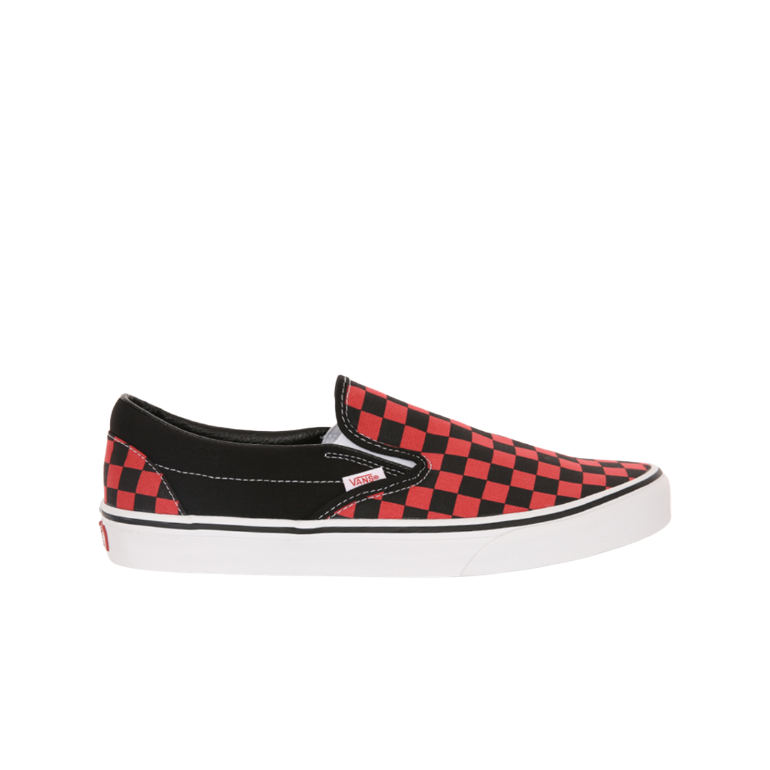 VN000DAHFO9 Vans Classic Slip-On Checkerboard Red
