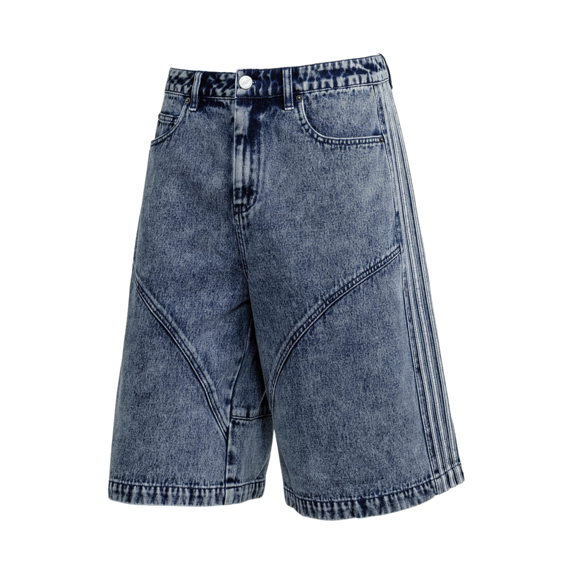 KZ1549 Adidas x Peaches Denim Shorts Indigo Denim - KR Sizing