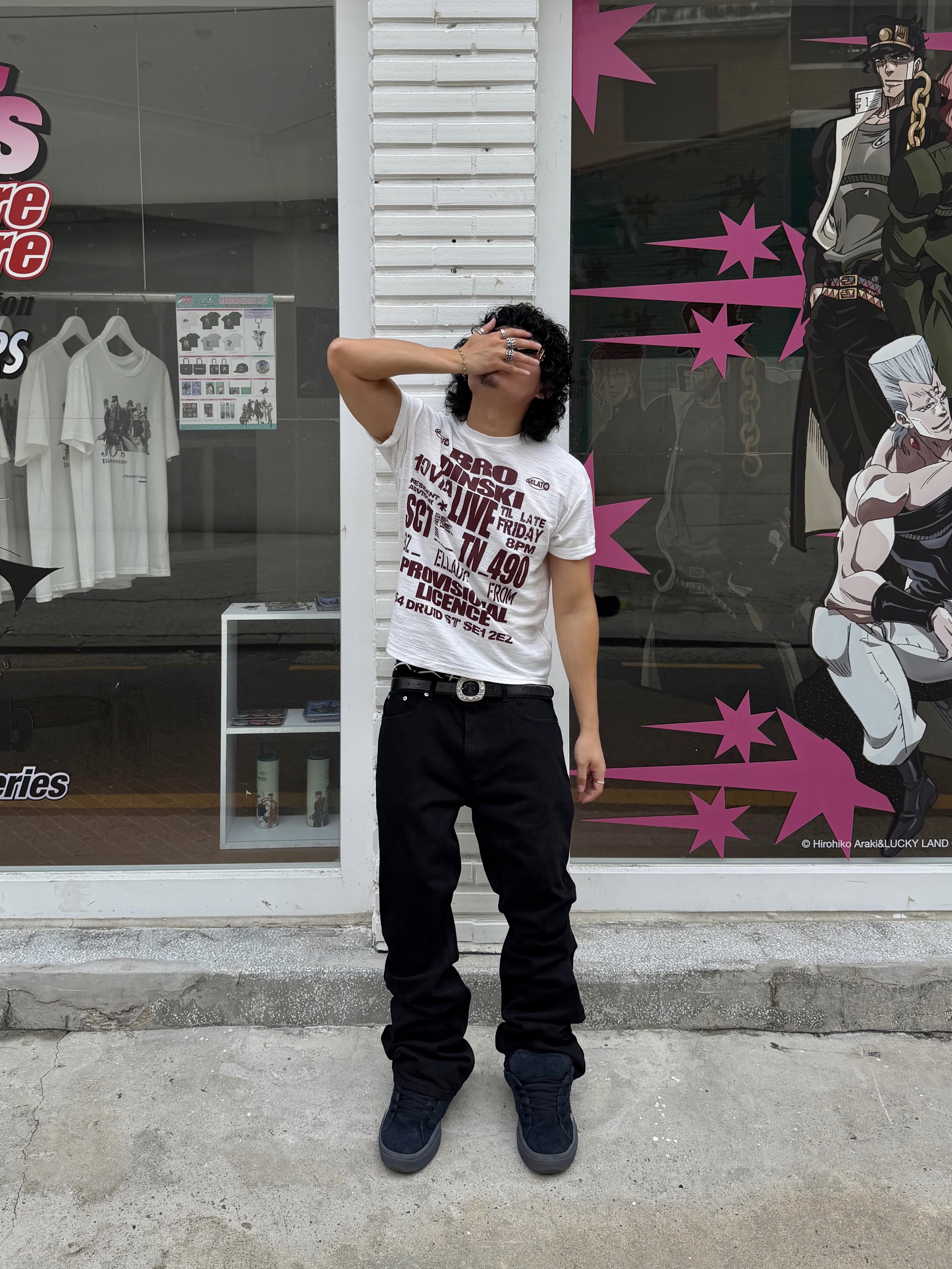 ERL Limited Edition Corduroy Vamp Pirate Black, ERL Vamp Skate Shoe Pirate Black 착용 스타일 - 1