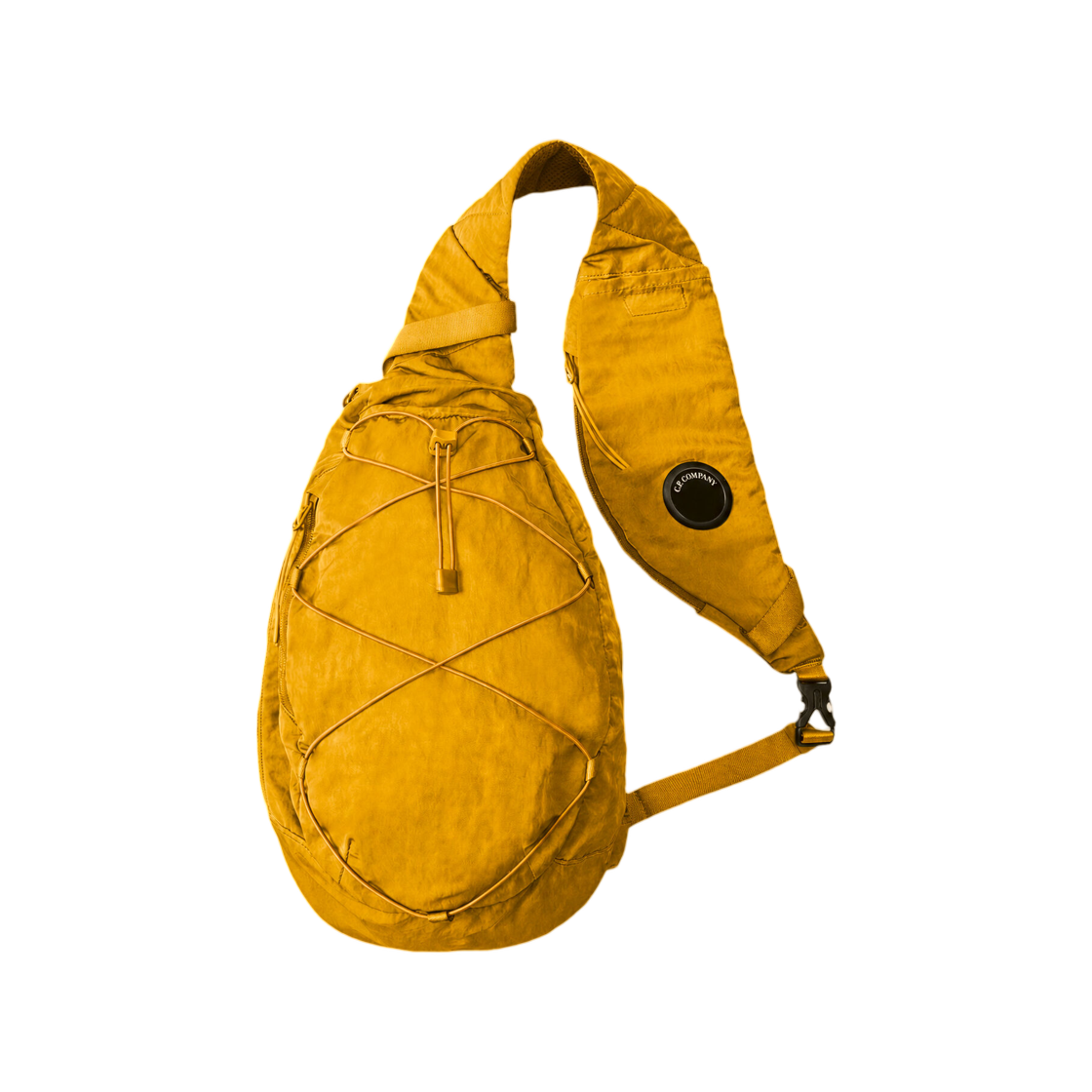 21CMAC735A005269G232 C.P. Company Nylon B Lens Crossbody Rucksack Buck Thorn Brown - 26FW