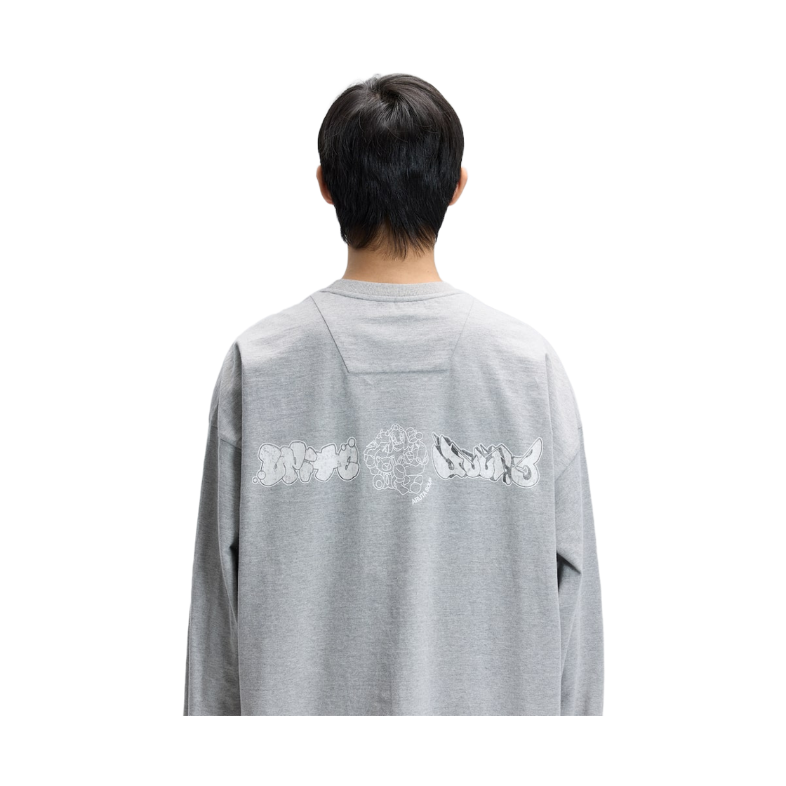 준지 x 아루타 수프 뉴오버핏 롱슬리브 그레이(JUUN.J x ARUTA SOUP Newoverfit Long Sleeve Grey) - 4