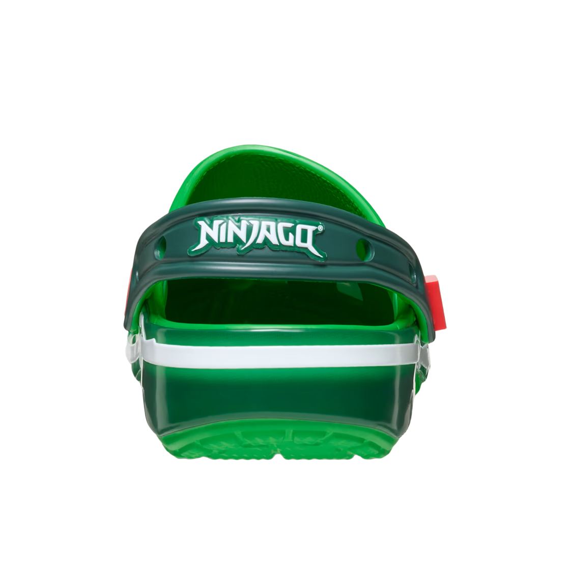 (키즈) 크록스 x 레고 닌자고 클래식 클로그 그린 멀티((Kids) Crocs x Lego Ninjago Classic Clog Green Multi) - 4