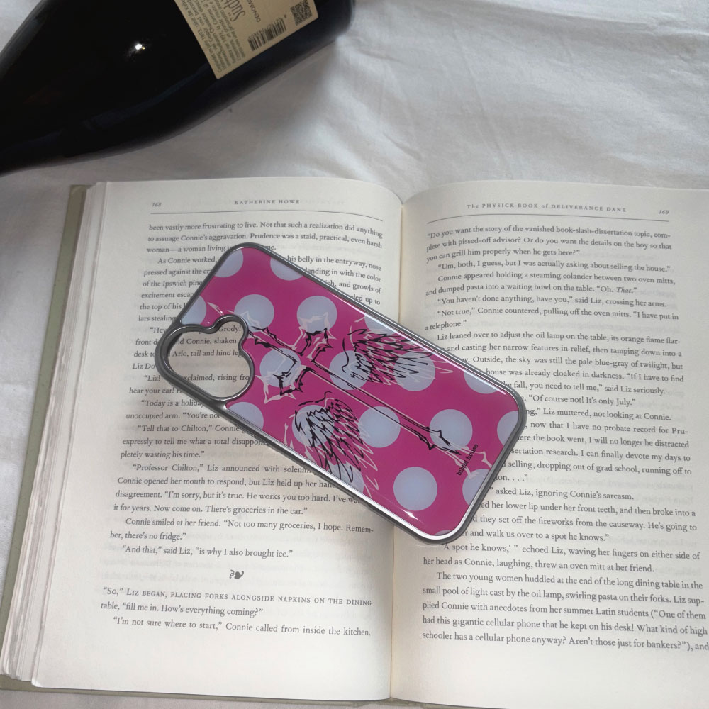 비비블 하우스 맥세이프 핑크윙즈 폰케이스(BIBIBL HOUSE MagSafe Pink Wings Phone Case) - 3