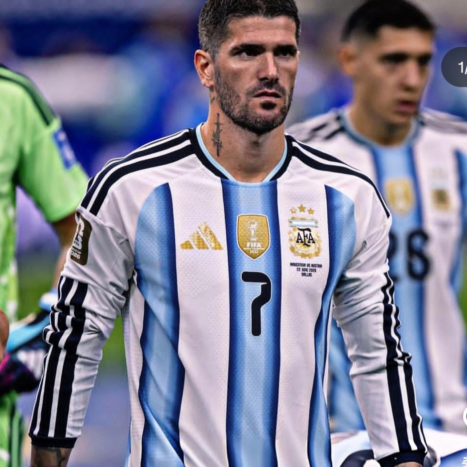Adidas Argentina 2026 Home Long Sleeve Jersey - KR Sizing (Non Marking Ver.) 착용 스타일 - 2