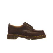 Dr. Martens Lowell 4 Eye Crazy Horse Leather Moc Toe Dark Brown