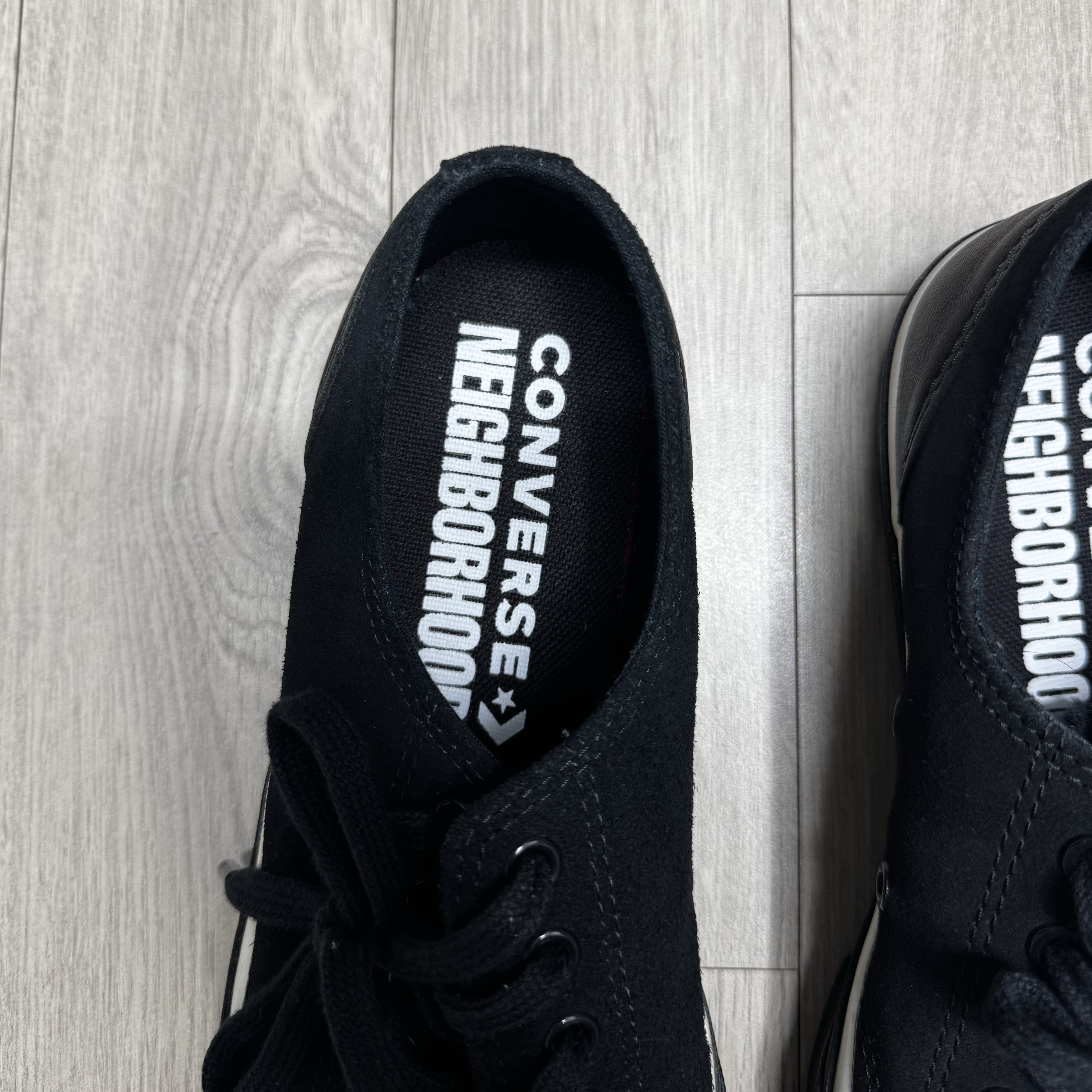 Converse x Neighborhood Jack Purcell Ox Motorcycle 착용 스타일 - 8