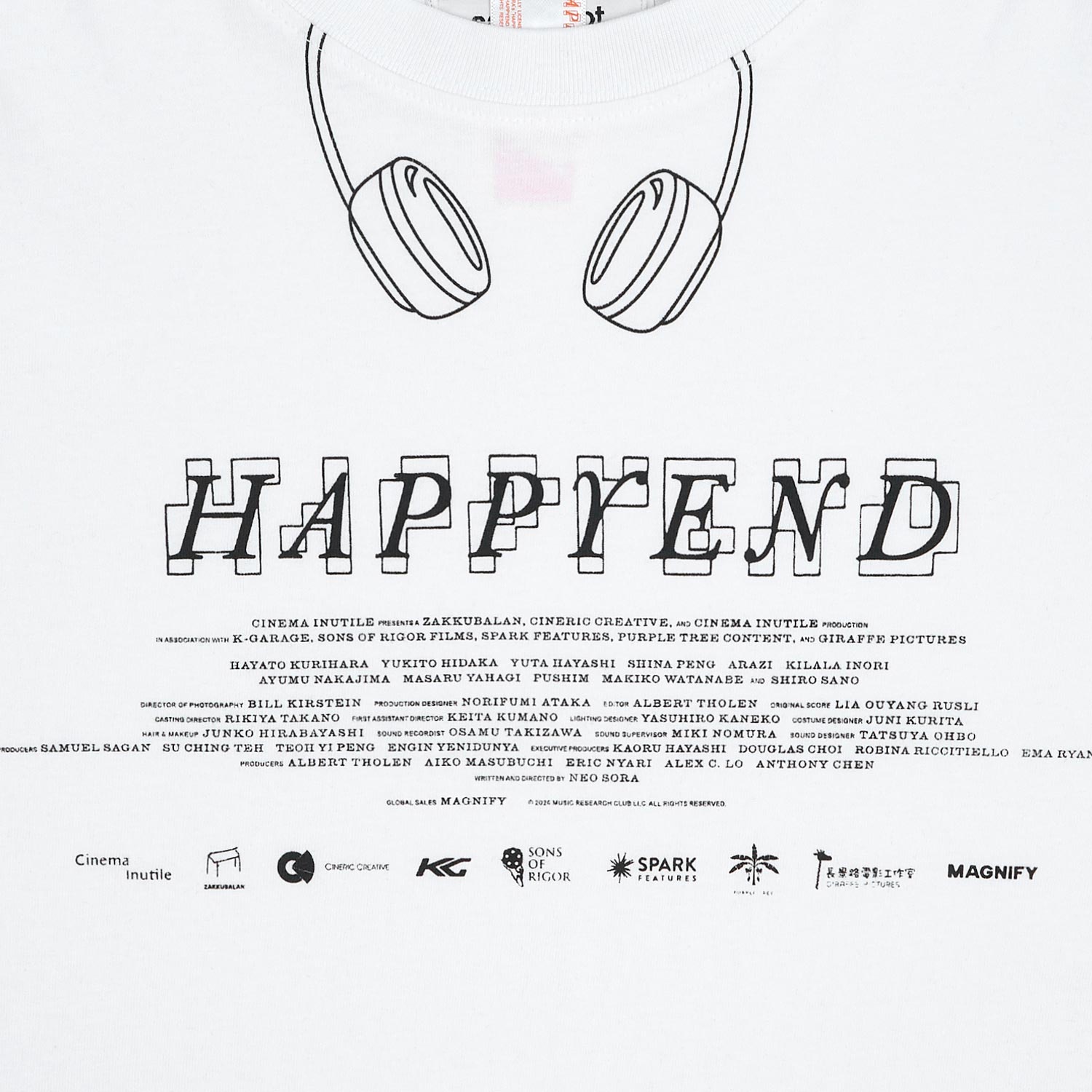 [KREAM 단독] 사파리스팟 x 해피엔드 헤드셋 티셔츠 (화이트)([KREAM 단독] Safarispot X Happyend Headset T-Shirt (White)) - 2