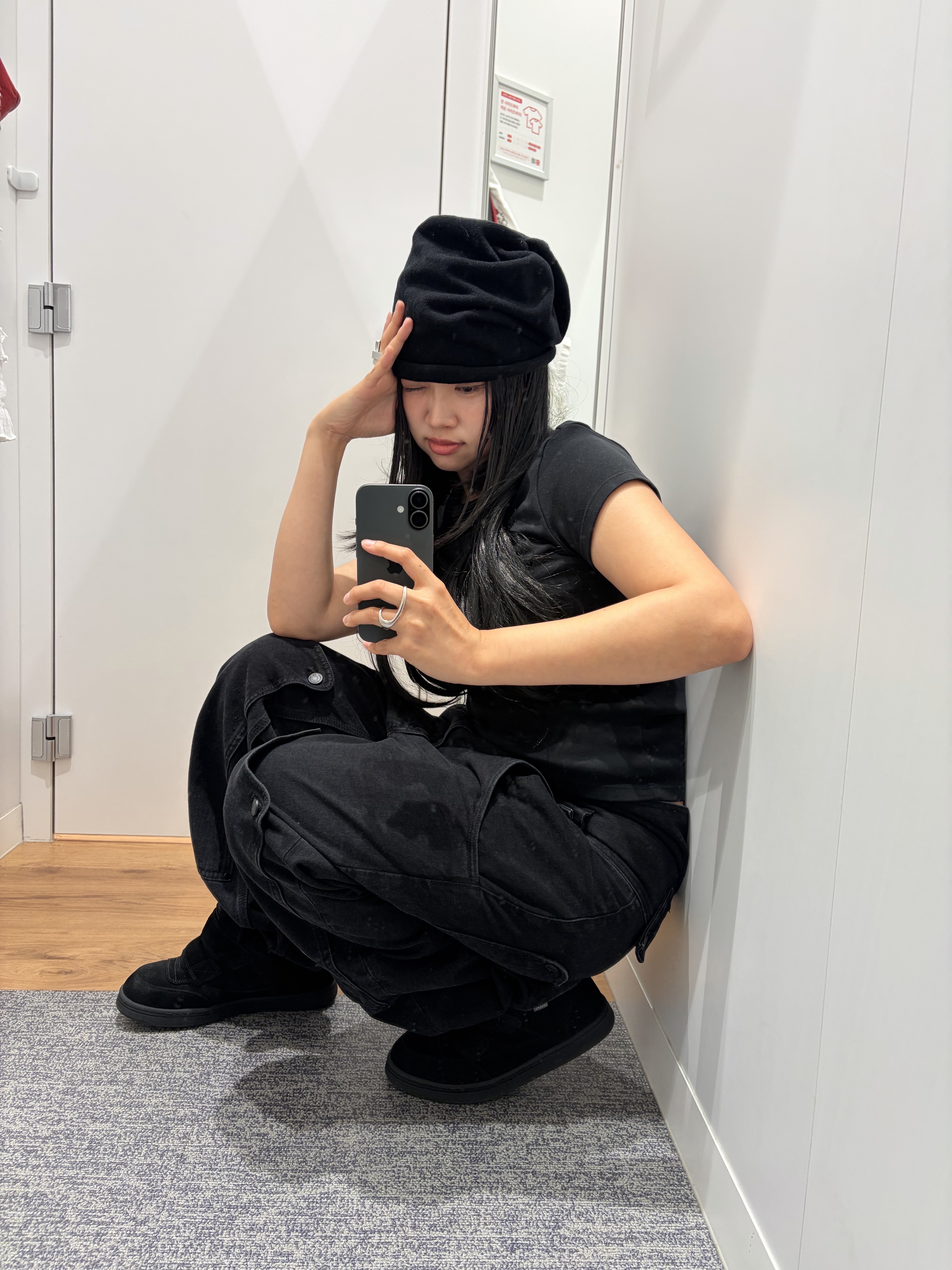 COYSEIO Coy Bumble Sneakers Black 착용 스타일