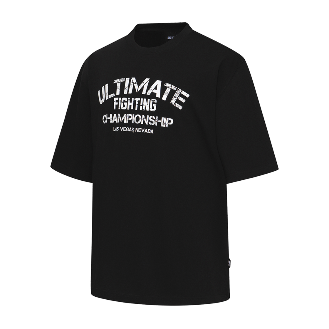 유에프씨 스포츠 얼티밋 빅로고 메가핏 반팔 티셔츠 블랙 U2SSX3101BK(UFC SPORT Ultimate Big Logo Mega Oversized Fit Ss Black) - 2