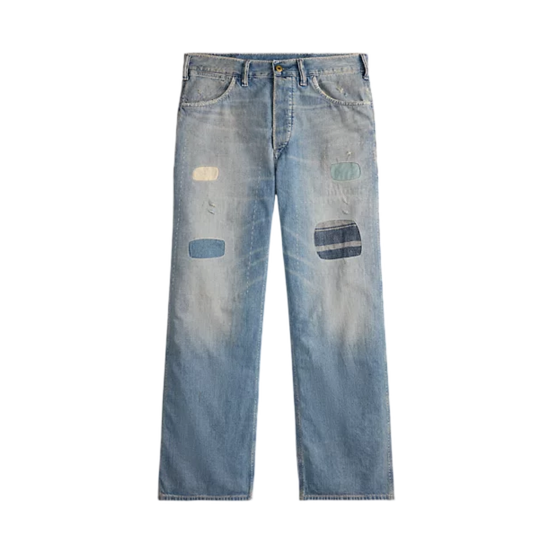 더블알엘 리페어 얼스턴 카펜터 진 얼스턴 워시(Double RL Repaired Earlston Carpenter Jean Earlston Wash)