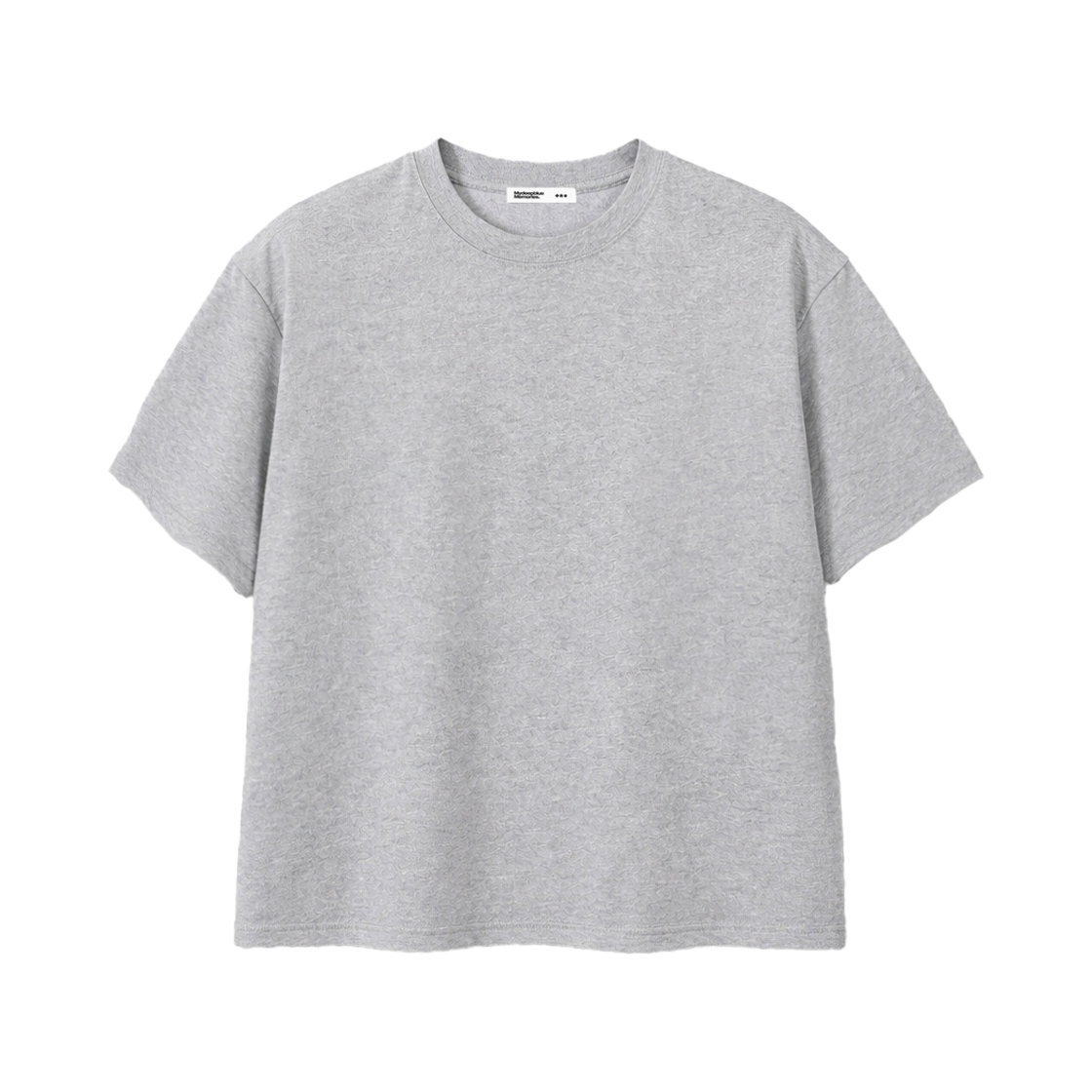 26072703 MydeepblueMemories Mydeep Crop T-Shirts Grey
