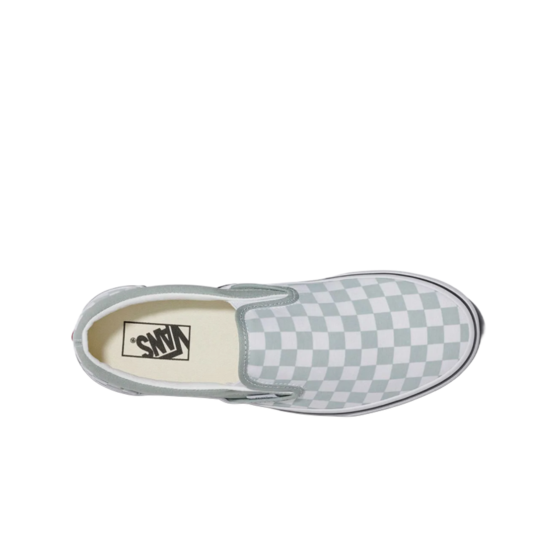 반스 클래식 슬립온 체커보드 퓨어 그레이 화이트(Vans Classic Slip-On Checkerboard Pure Grey White) - 2