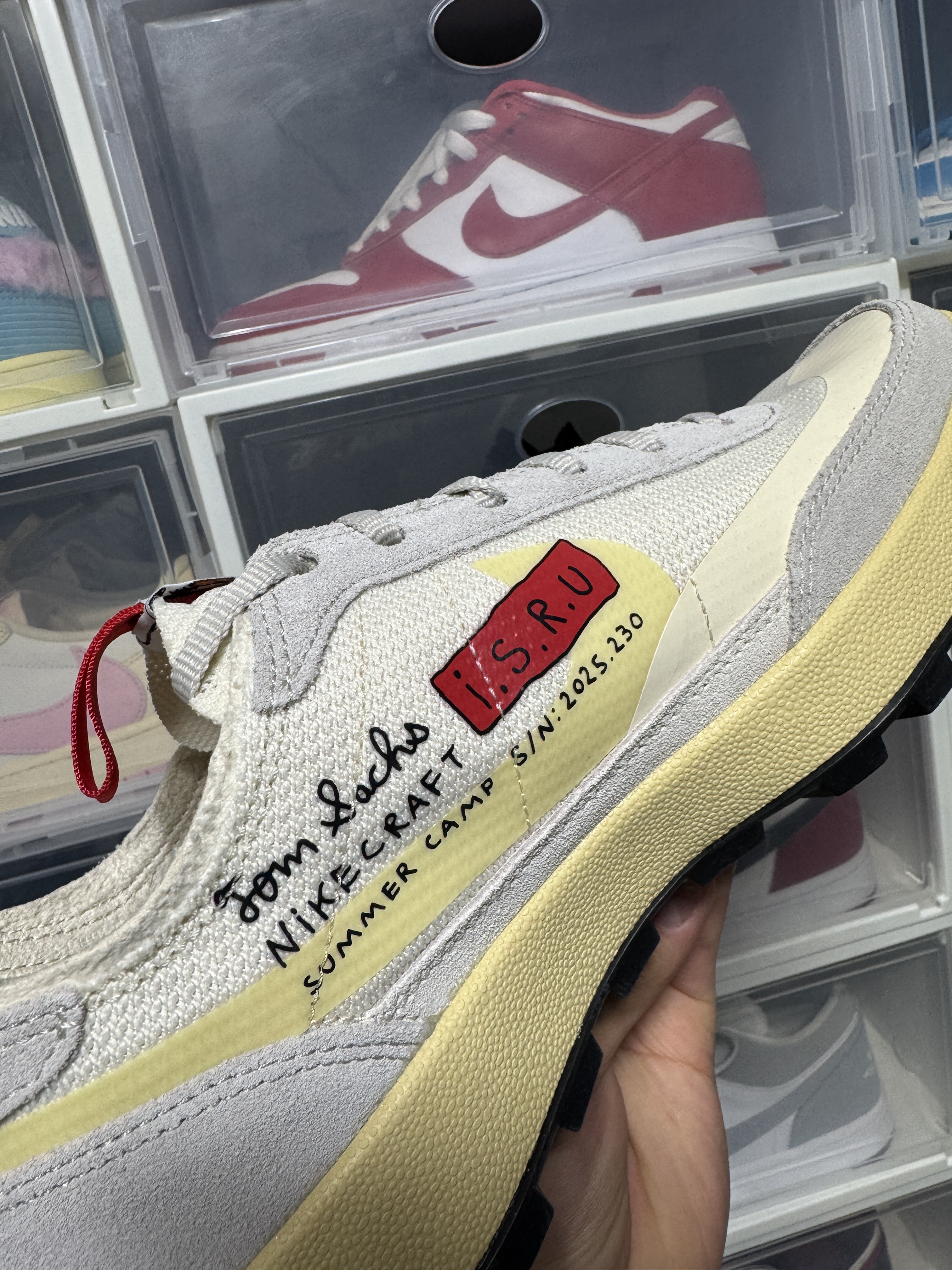 Palace x McDonald's Logo T-Shirt White - 23FW, Nike x Tom Sachs General Purpose Shoe Grey Yellow 착용 스타일 - 10