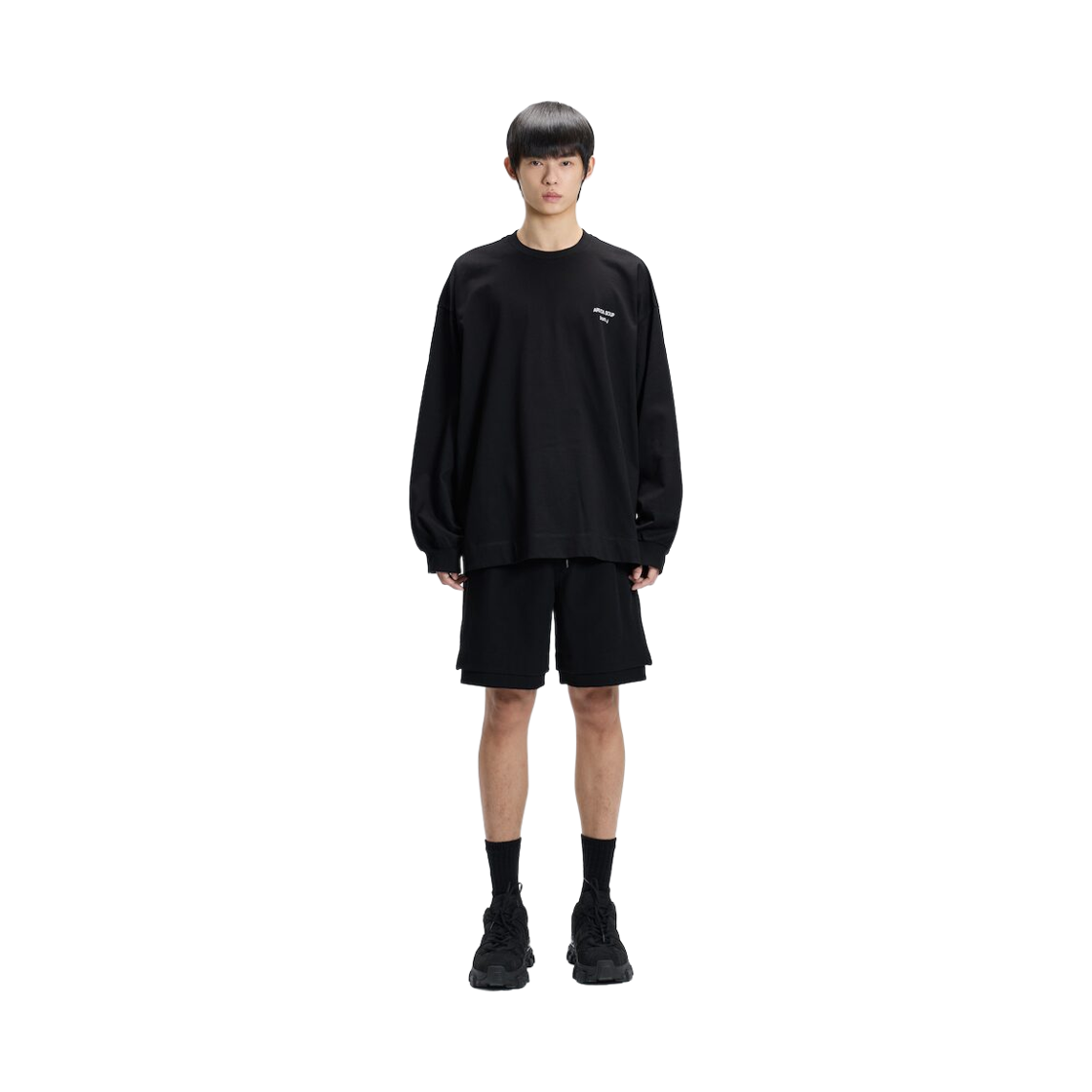 준지 x 아루타 수프 뉴오버핏 롱슬리브 블랙(JUUN.J x ARUTA SOUP Newoverfit Long Sleeve Black) - 2