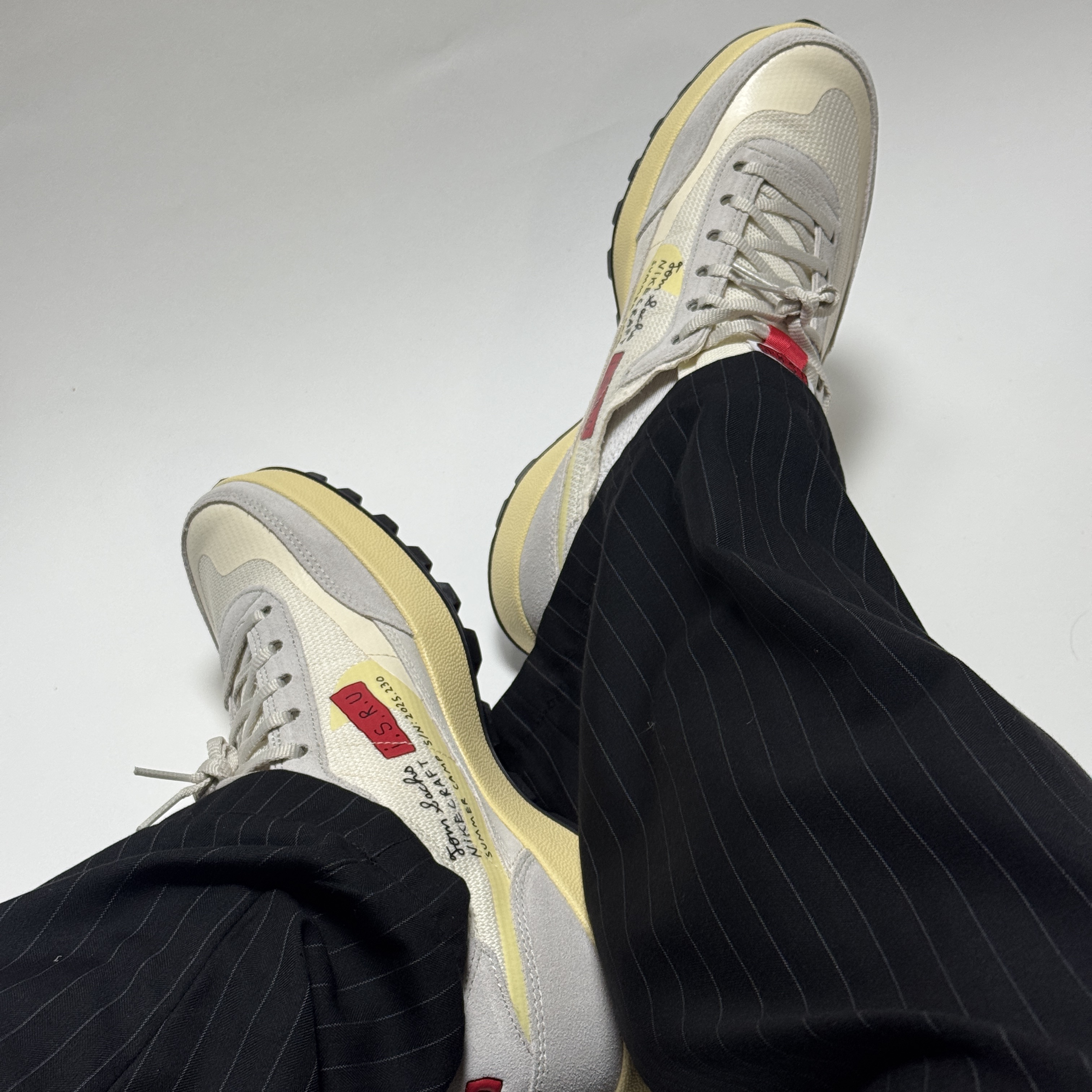 Nike x Tom Sachs General Purpose Shoe Grey Yellow 착용 스타일 - 1
