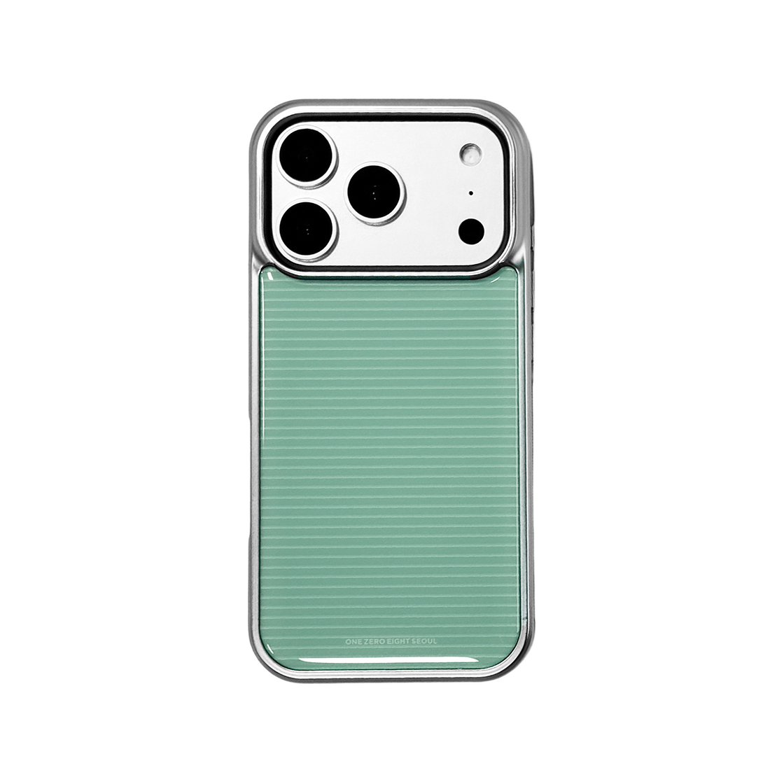 108서울 소르베 마차 그린 (에폭시 실버 범퍼)(108SEOUL SORBET MATCHA GREEN (epoxy-silver-bumper))