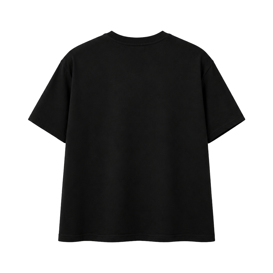 마이딥블루메모리즈 멘즈 크롭 티셔츠 블랙(MydeepblueMemories Mydeep Crop T-Shirts Black) - 2