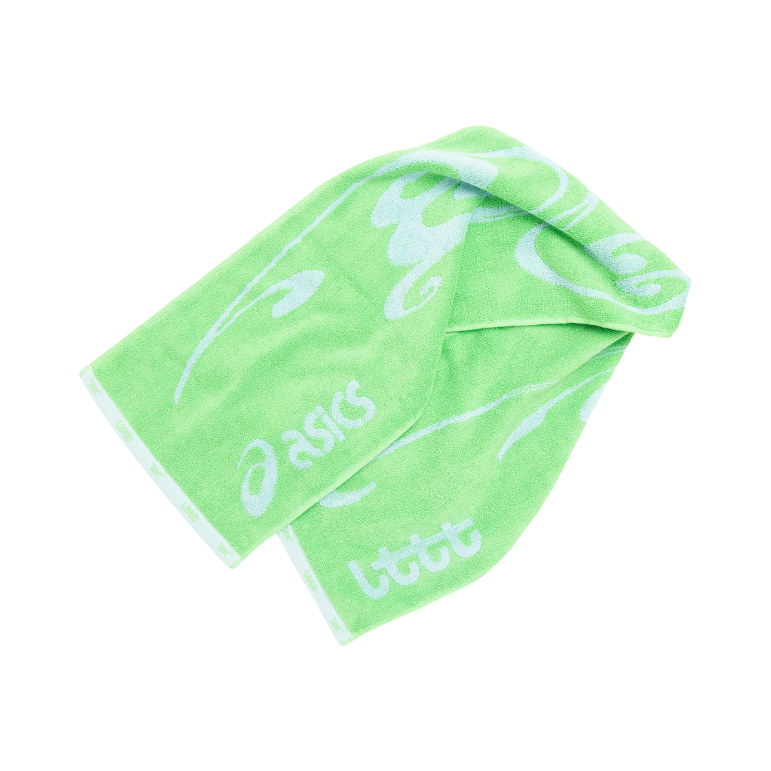 리틀 도쿄 테이블 테니스 x 아식스 리프레시 타월 그린 블루(LTTT x Asics Refresh Towel Green Blue)