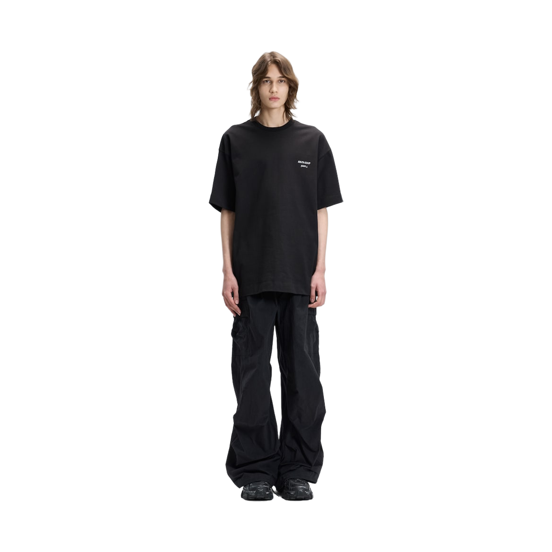 준지 x 아루타 수프 세미오버핏 숏슬리브 블랙(JUUN.J x ARUTA SOUP  Semioverfit Short Sleeve Black) - 2