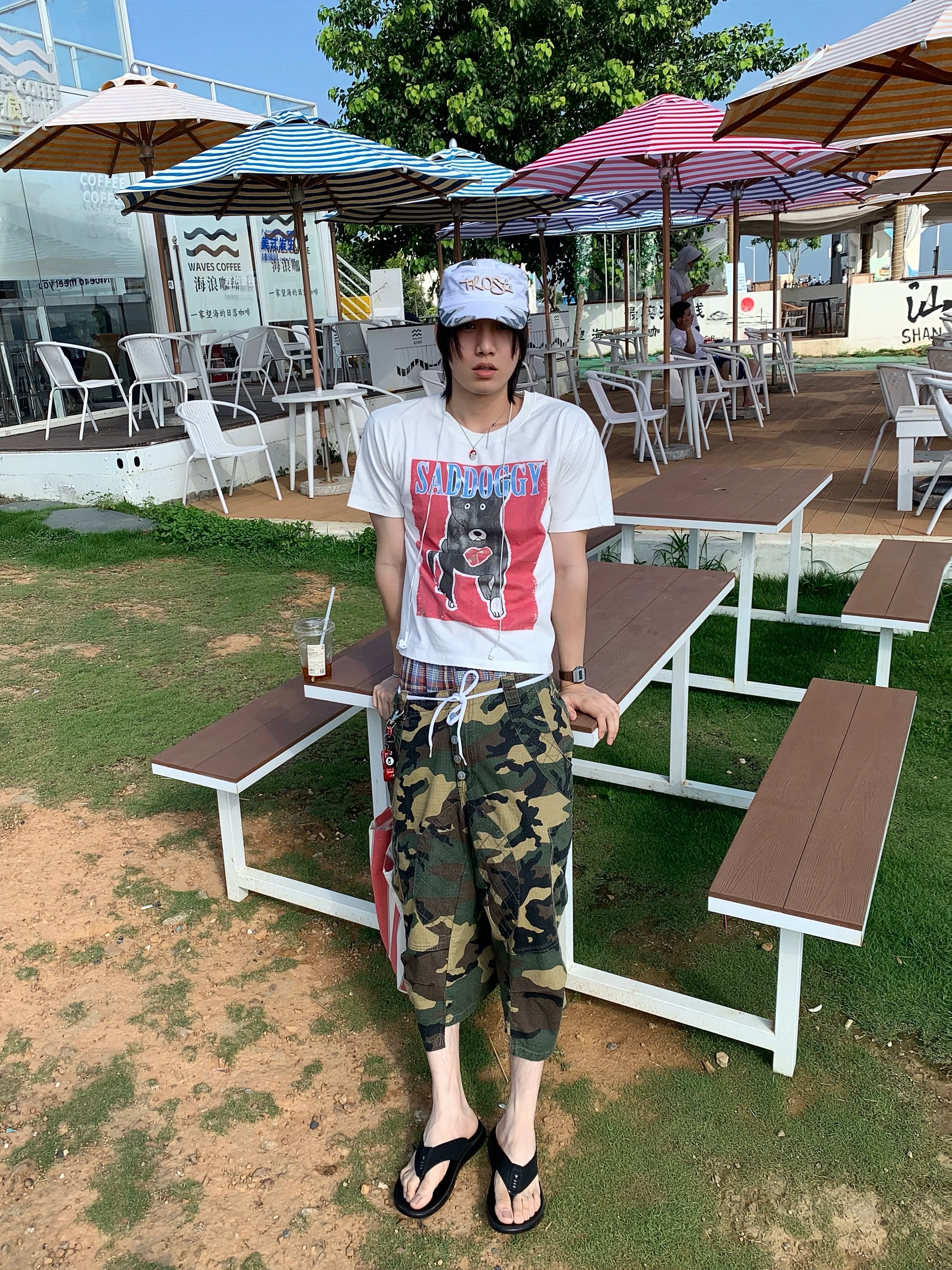 STEEPC Tuesday*Camouflage Bermuda Pants 착용 스타일 - 8