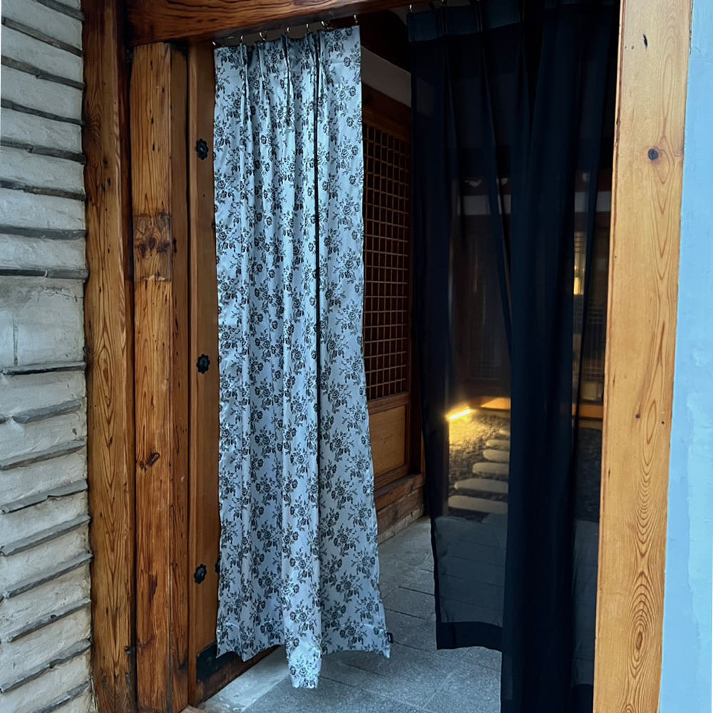 무성화 히데코 오리엔탈  자카드 봉집형 암막 커튼 110x150cm(MUSEONGHWA Hideko Oriental Jacquard blackout Curtain 110x150cm) - 5