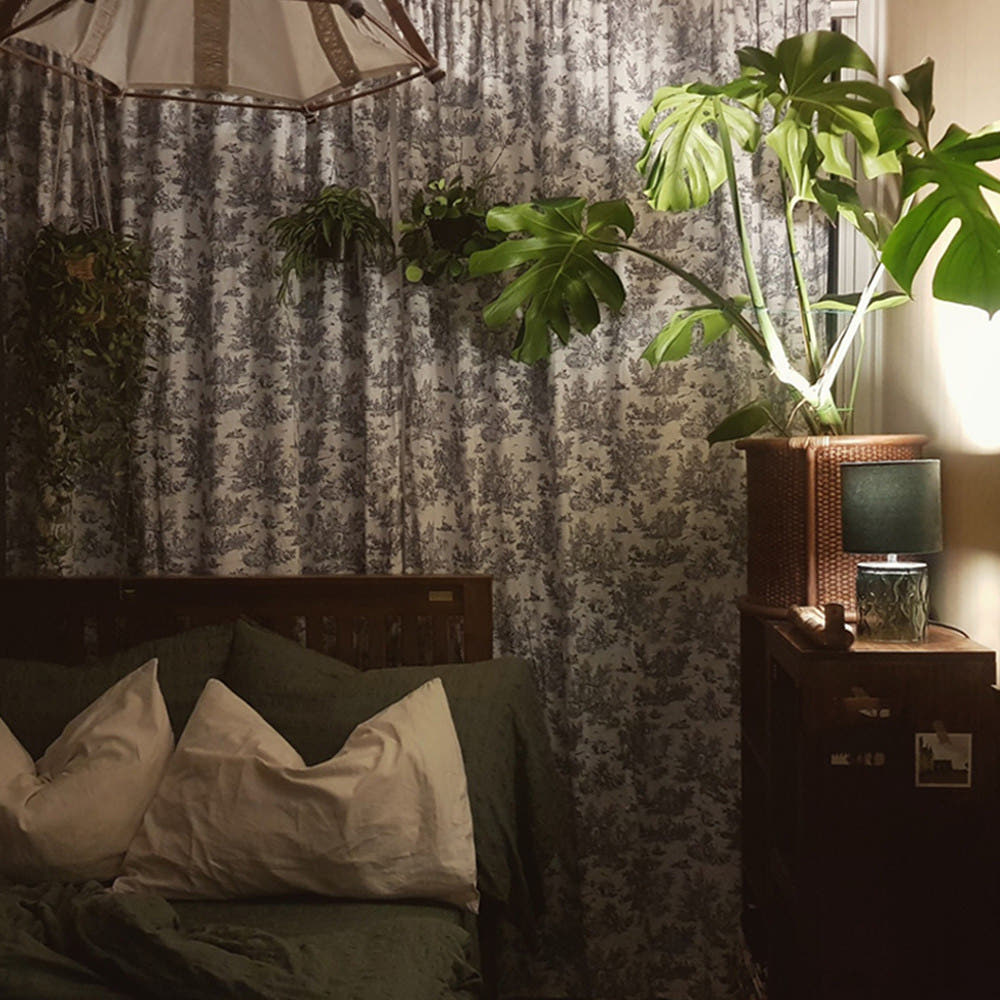무성화 션 명화 빈티지 가리개 린넨 커튼 142x230cm(MUSEONGHWA Sean masterpiece vintage linen curtains 142x230cm) - 4