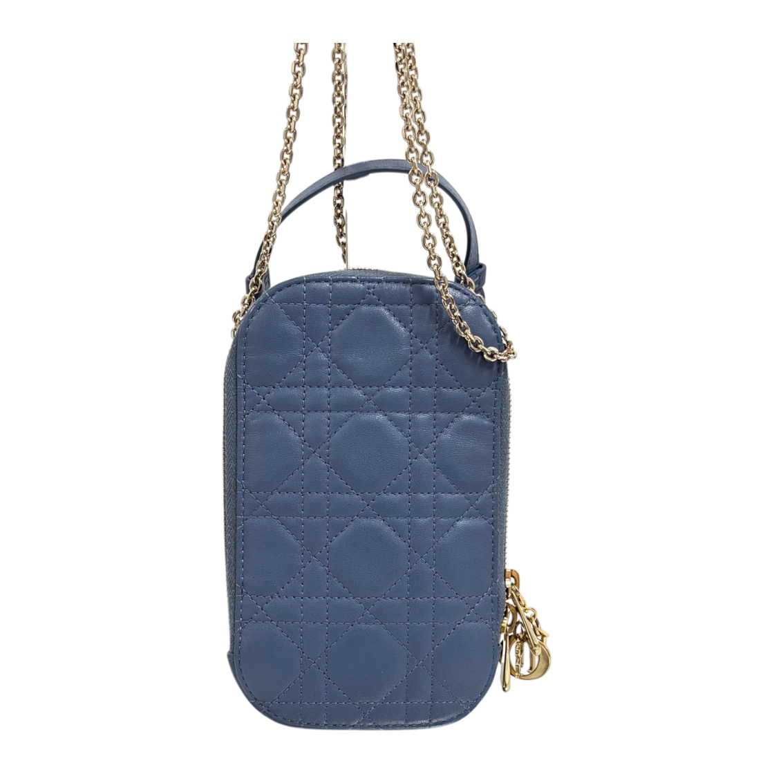 ITHOLB4SFPK2 Dior Cannage Lady Phone Holder Crossbody Bag