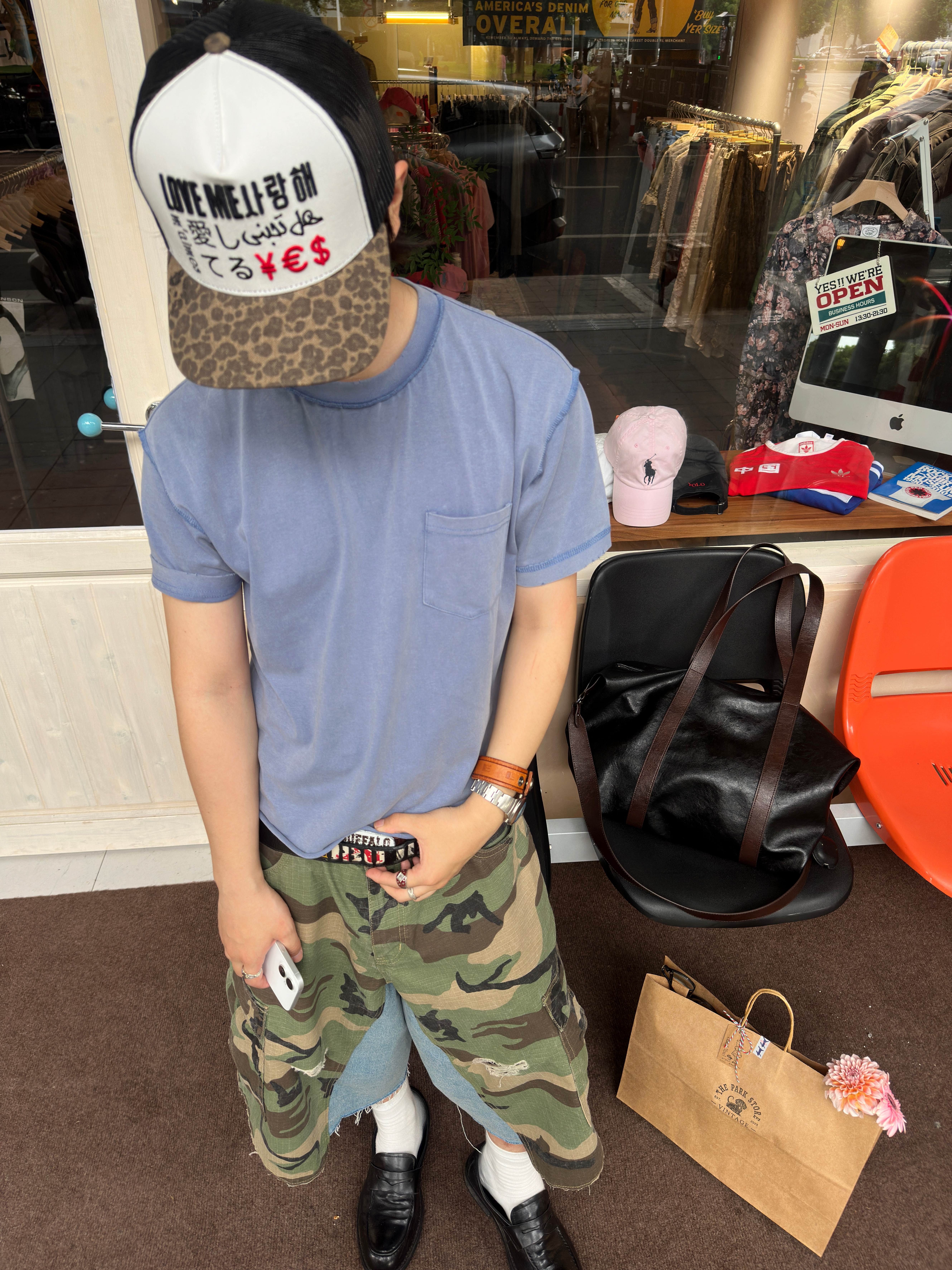 STEEPC Wednesday*Work Bermuda Pants 착용 스타일 - 5