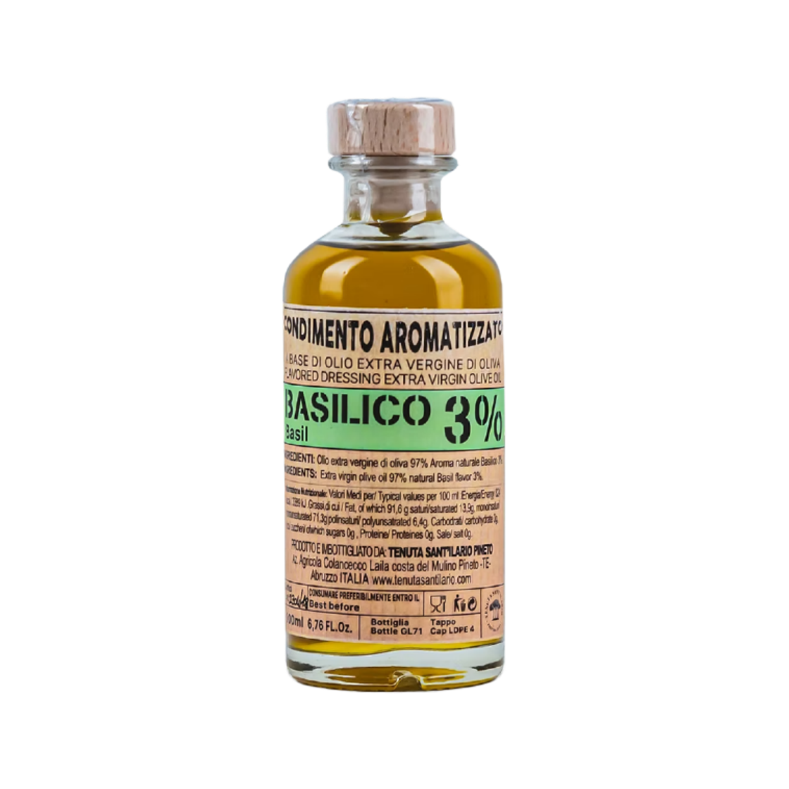 TSC72OL3TSI715 Tenuta Sant'ilario Farmacia Extra Virgin Olive Oil Basil 200ml