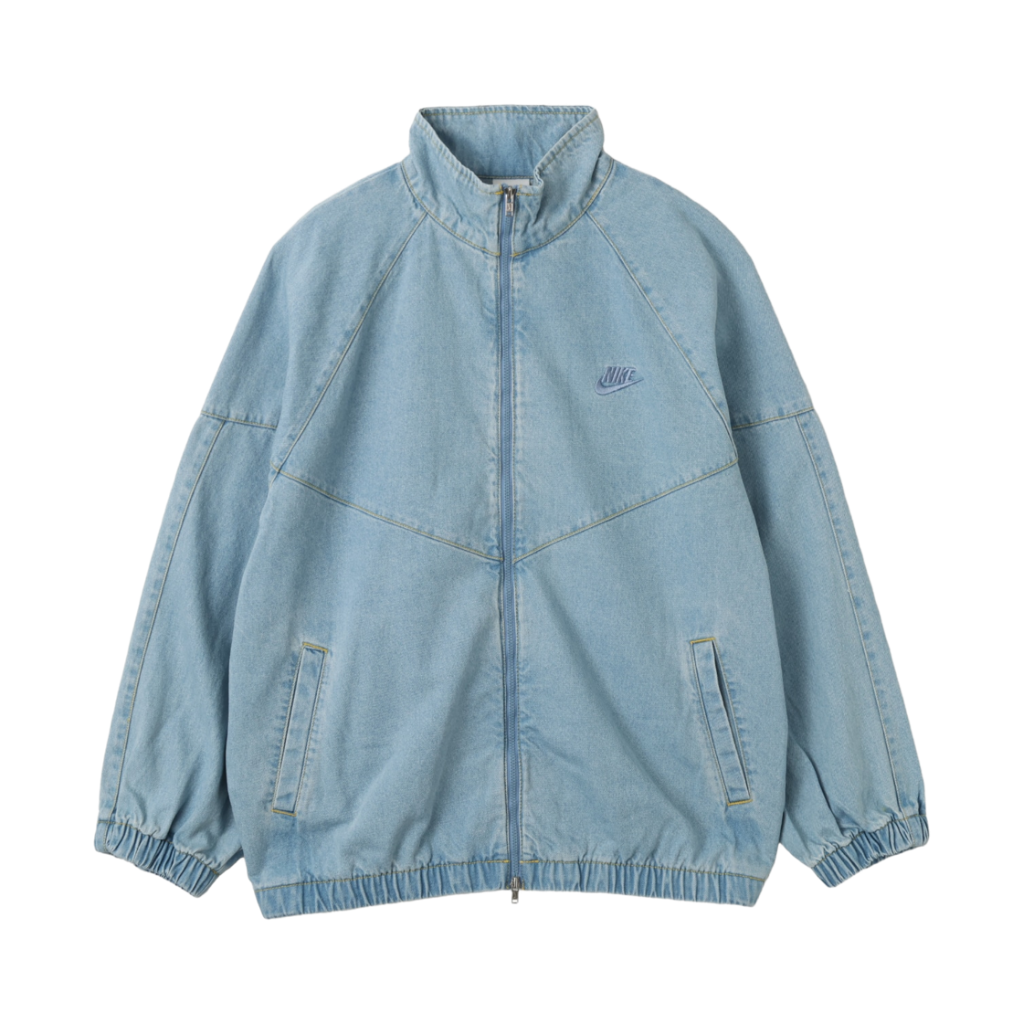 IV4962-440 (W) Nike Windrunner Oversized Denim Jacket Light Armoury Blue Work Blue - Asia