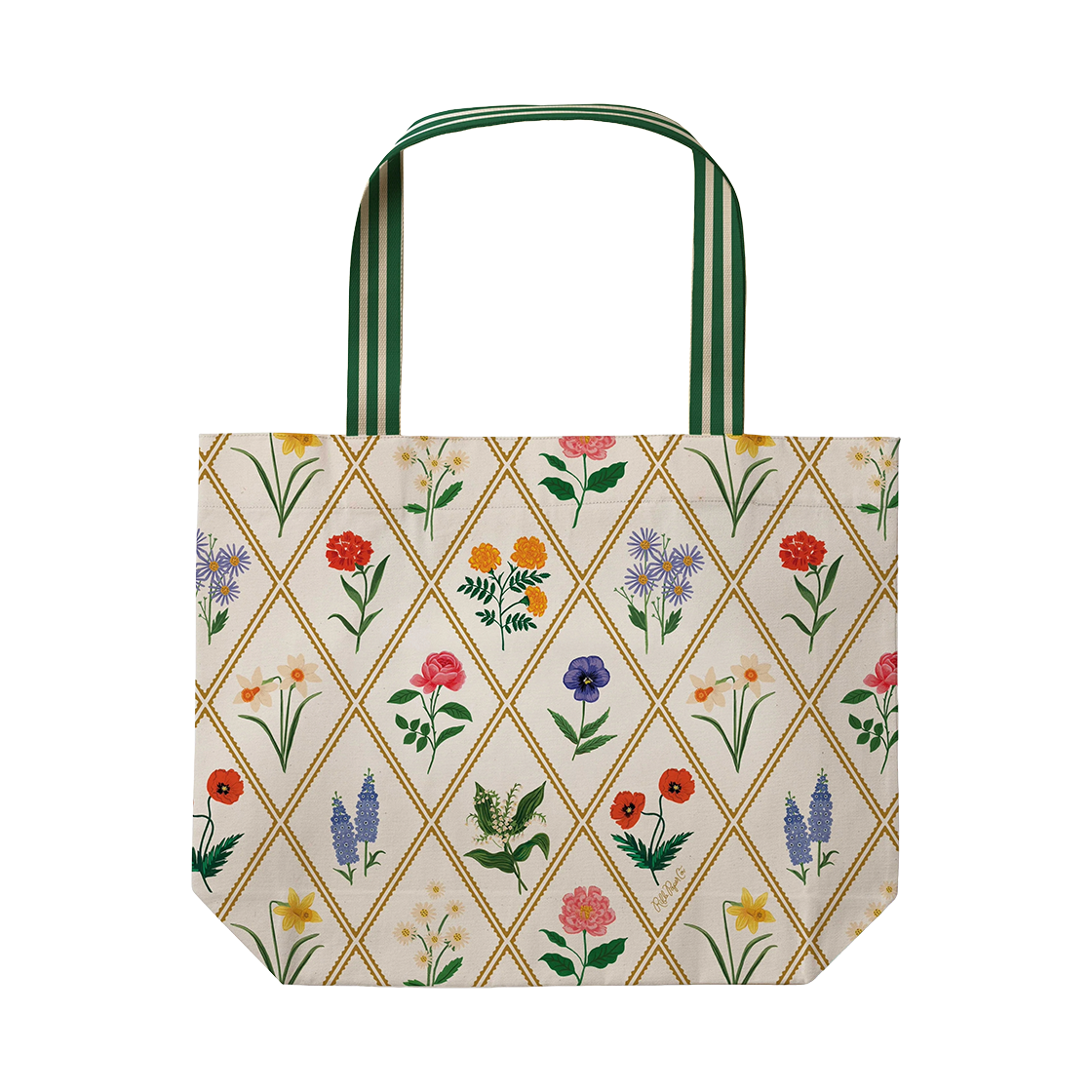 SGTH01 RIFLE PAPER CO. Garden Study Canvas Tote Bag