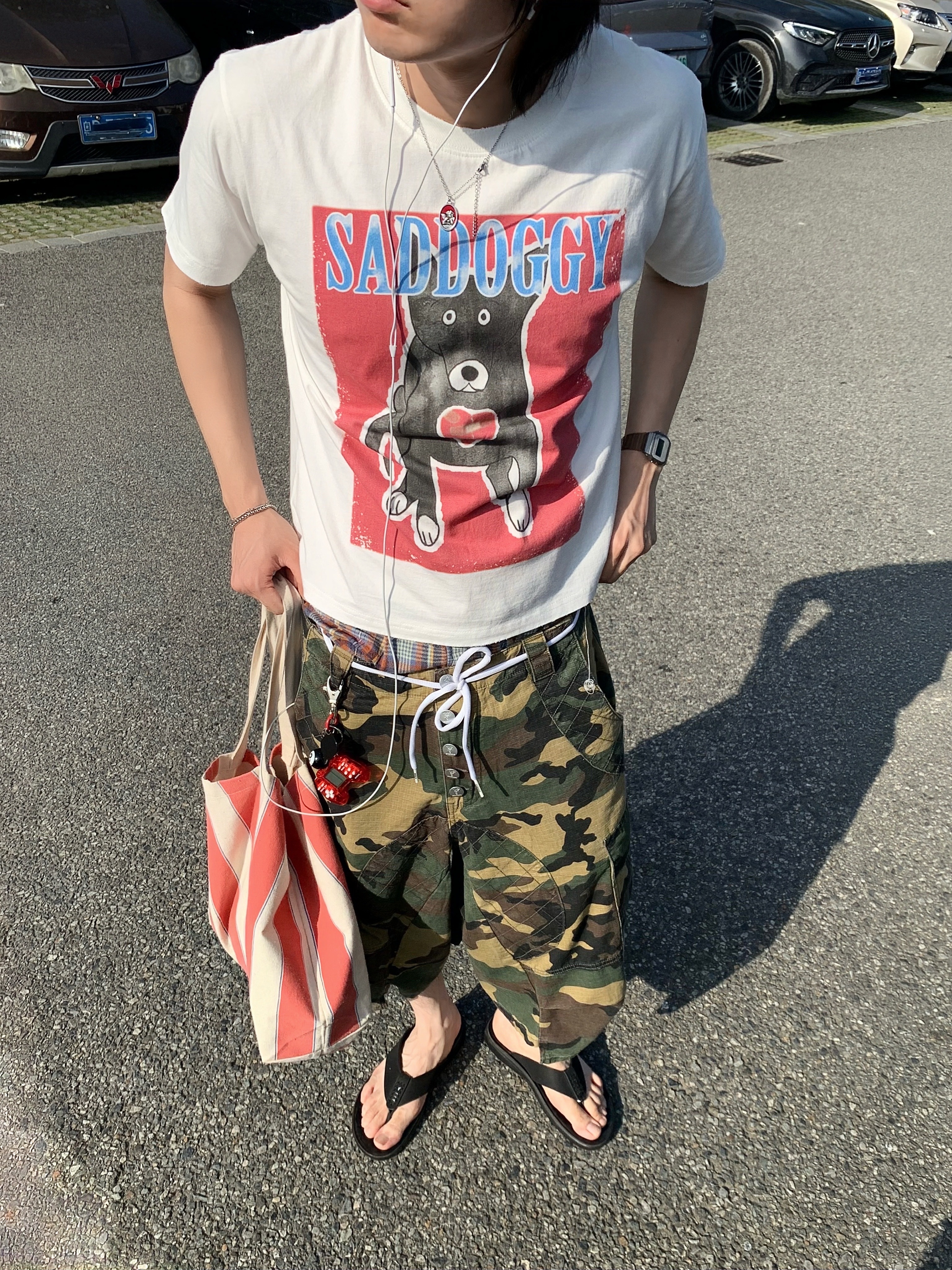 STEEPC Tuesday*Camouflage Bermuda Pants 착용 스타일 - 2