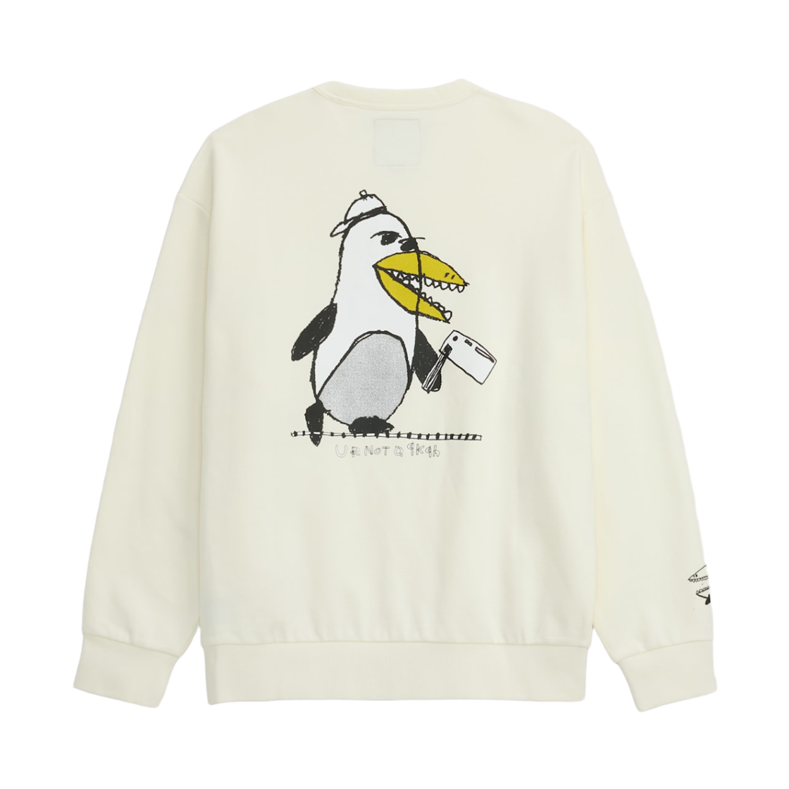 VN000TRRFS8 Vans x Riroo GFX Crew Marshmallow