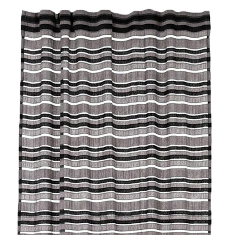무성화 링클 스트라이프 블라인드 봉집형 커튼 120x230cm(MUSEONGHWA Linkle stripe blind curtain 120x230cm) - 1