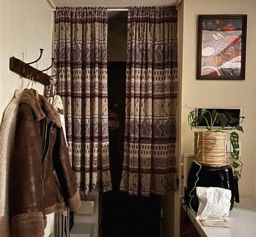 무성화 로우머 에스닉 보헤미안 쉬폰 봉집형 커튼  148x150cm(MUSEONGHWA Romer Ethnic Bohemian Chiffon Curtain 148x150cm) - 5