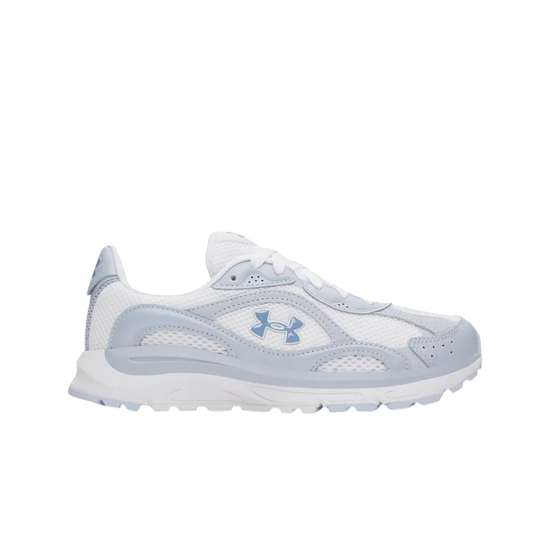6007575-106 (W) Under Armour UA Tech Runner Shoes White Spackle Blue Blue Smoke