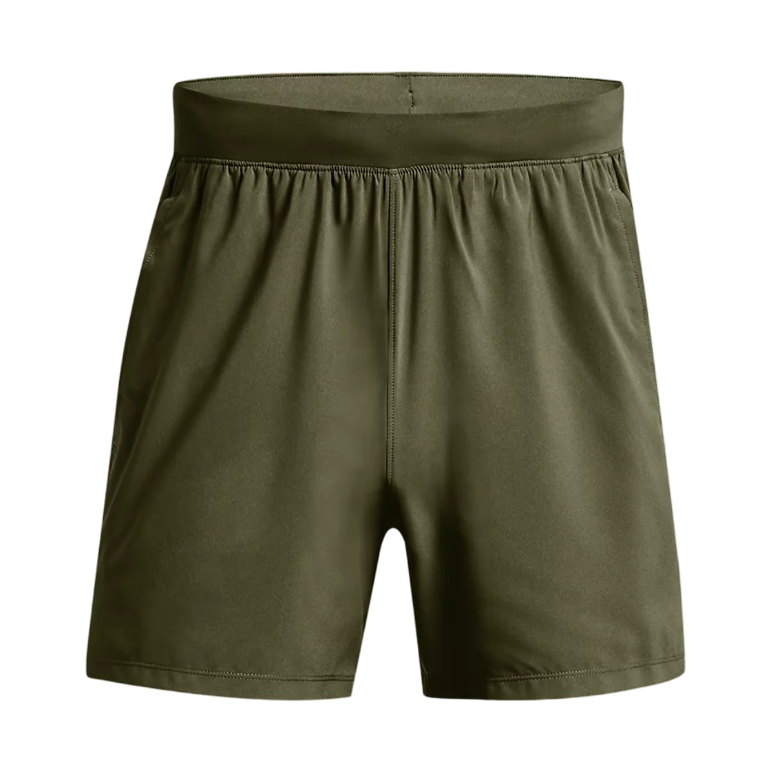 1373669-390 Under Armour UA Tactical Academy 5 Inch Shorts Marine OD Green