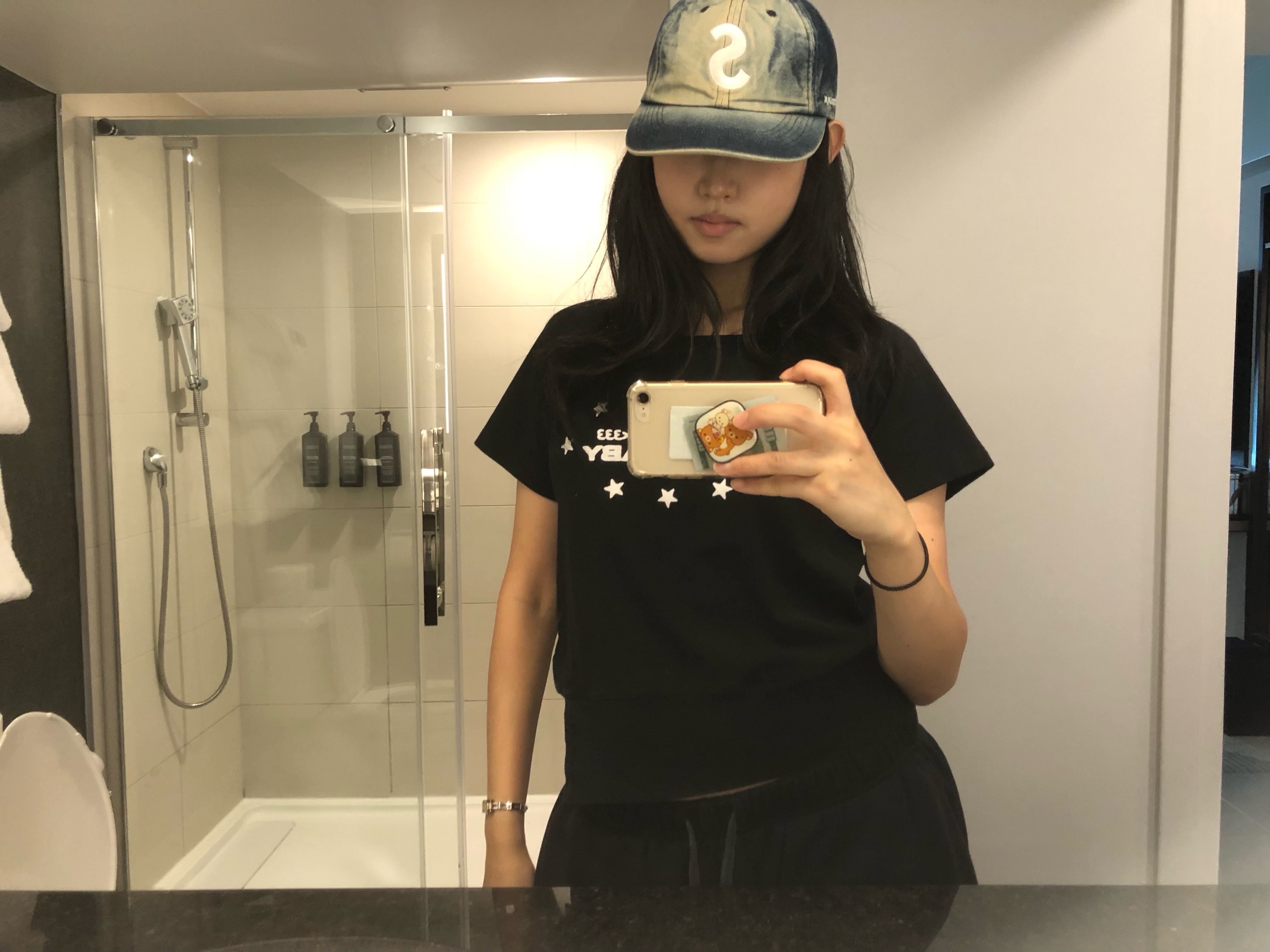 Supreme Cordura Denim S Logo 6-Panel Bleached Indigo - 25SS 착용 스타일