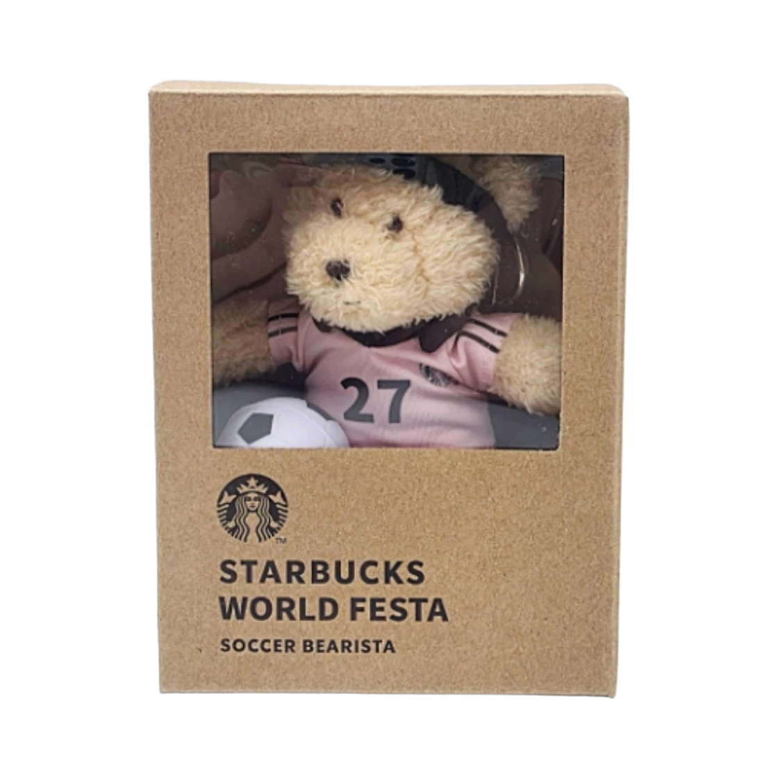 스타벅스 월드 페스타 축구 베어리스타 키체인 핑크(Starbucks World Festa Soccer Bearista Keychain Pink) - 3