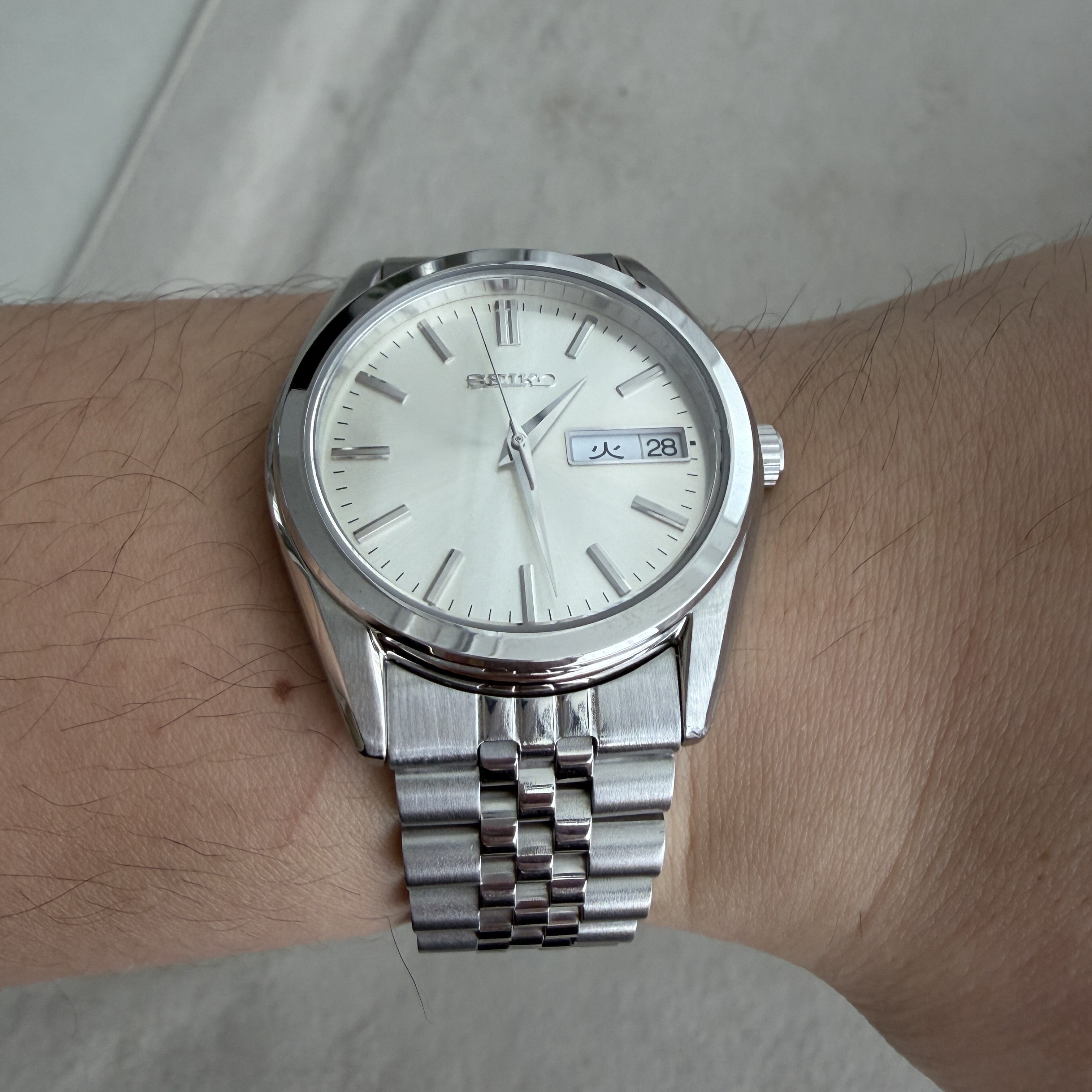 Seiko SBTH007 Silver 착용 스타일