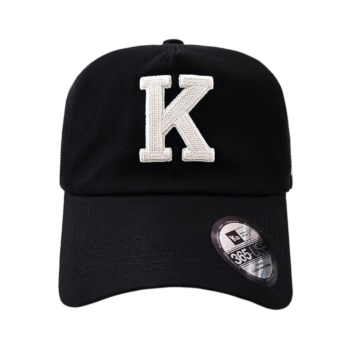 카미엔 x 코인서울 케이 로고 메쉬 캡 블랙(Kamien x Koin Seoul K Logo Mesh Cap Black) - 1